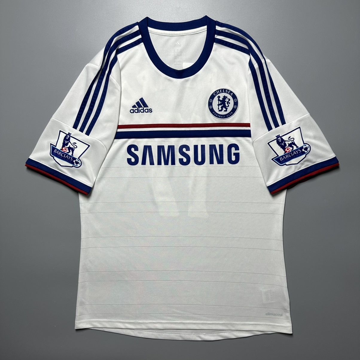 Vintage CHELSEA ADIDAS 2013/2014 FOOTBALL AWAY JERSEY #17 HAZARD Size US M / EU 48-50 / 2 - 2 Thumbnail
