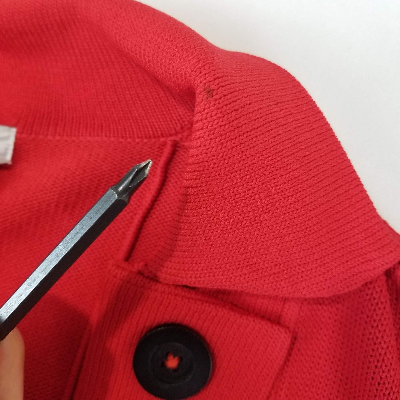 Other J Envie New York Jacket Womens Large Red Button Sweater NWT Size L / US 10 / IT 46 - 5 Thumbnail