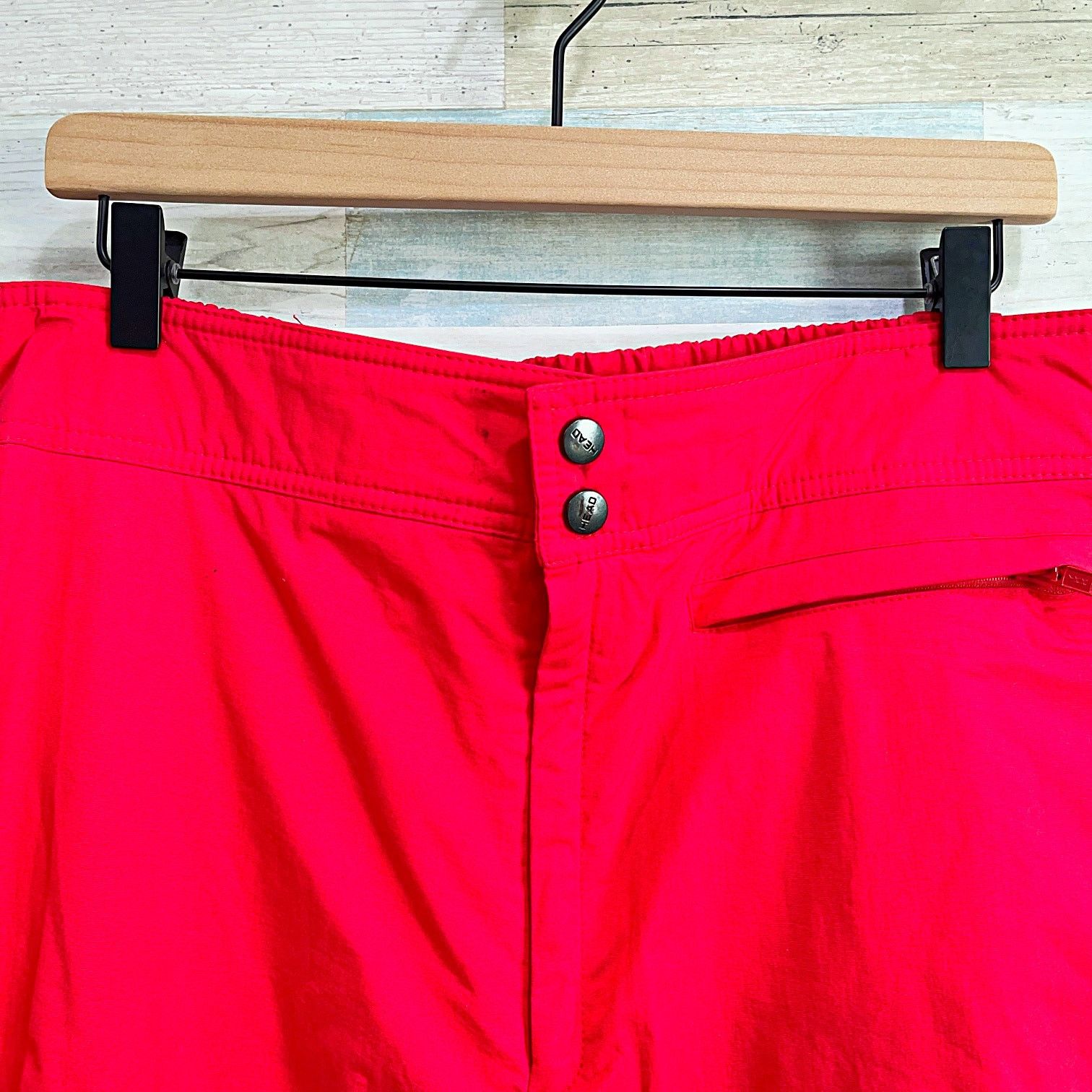 Vintage HEAD Sportswear Vintage 90s Ski Snowboard Pants Red Mens L Size US 36 / EU 52 - 2 Thumbnail