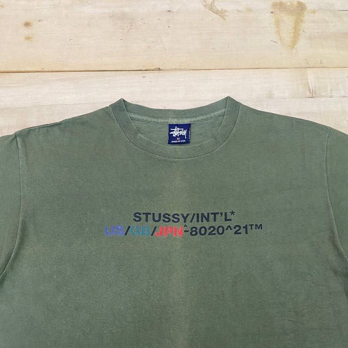 Stussy × Vintage B123. VTG SUN FADED STUSSY INTERNATIONAL TEE Size US M / EU 48-50 / 2 - 2 Thumbnail