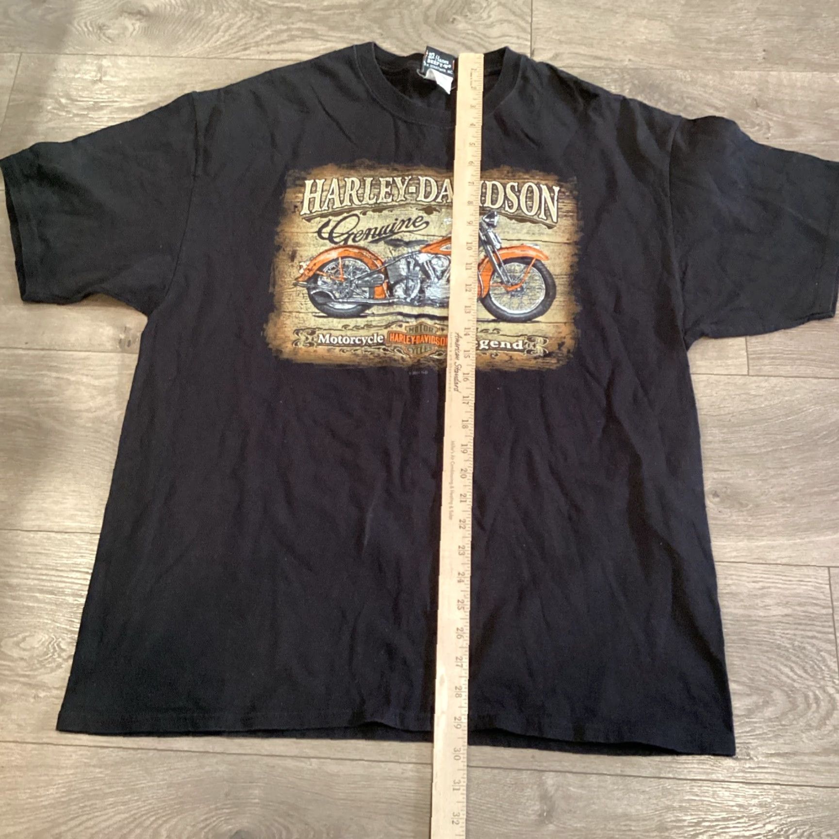 Harley Davidson VINTAGE Harley-Davidson Motorcycle T-Shirt - Black - XL - Mens - Casual Size US XL / EU 56 / 4 - 8 Thumbnail
