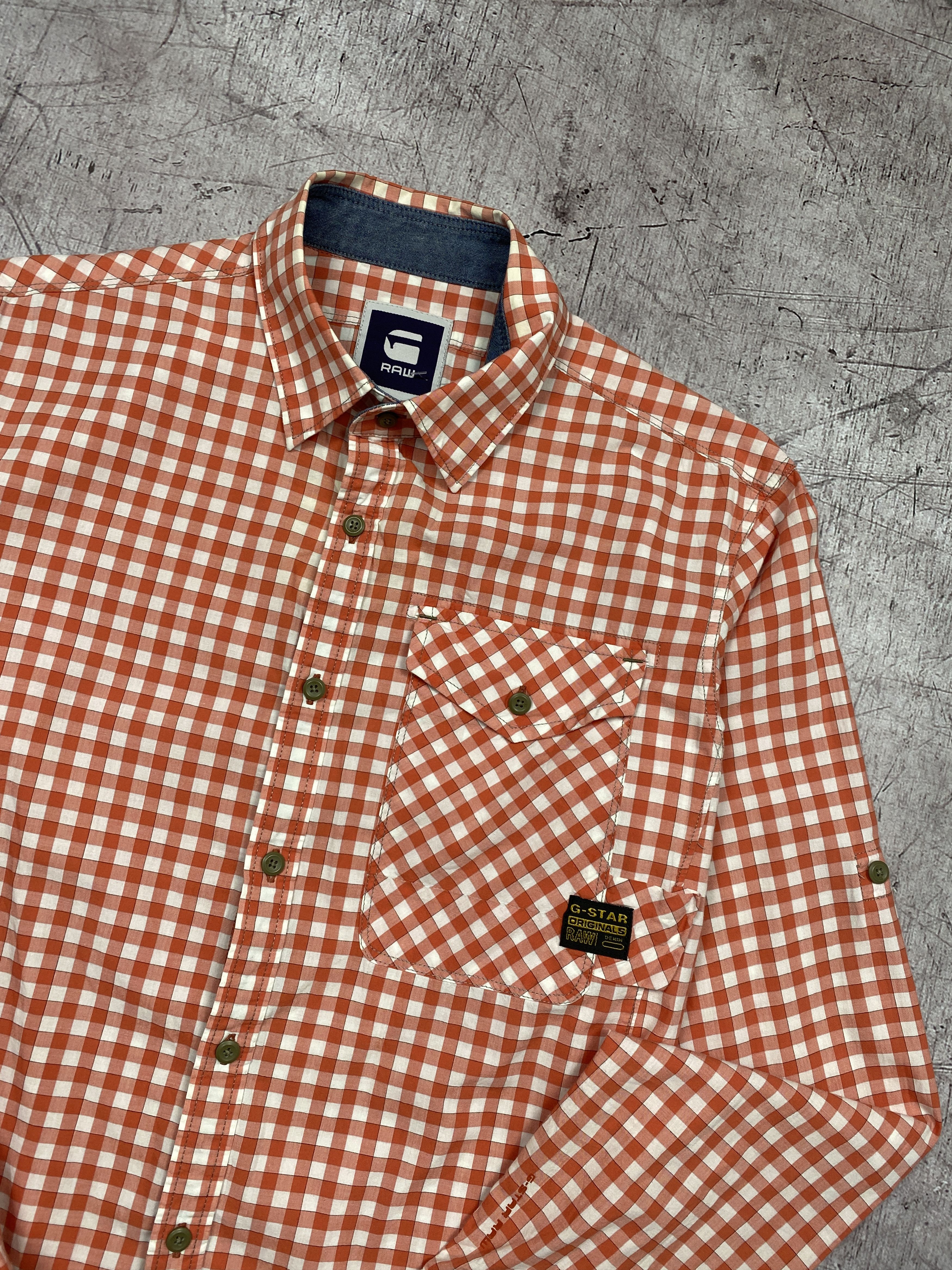 G-Star G Star Raw Vintage Mens Long Sleeve Shirt Size US L / EU 52-54 / 3 - 2 Thumbnail