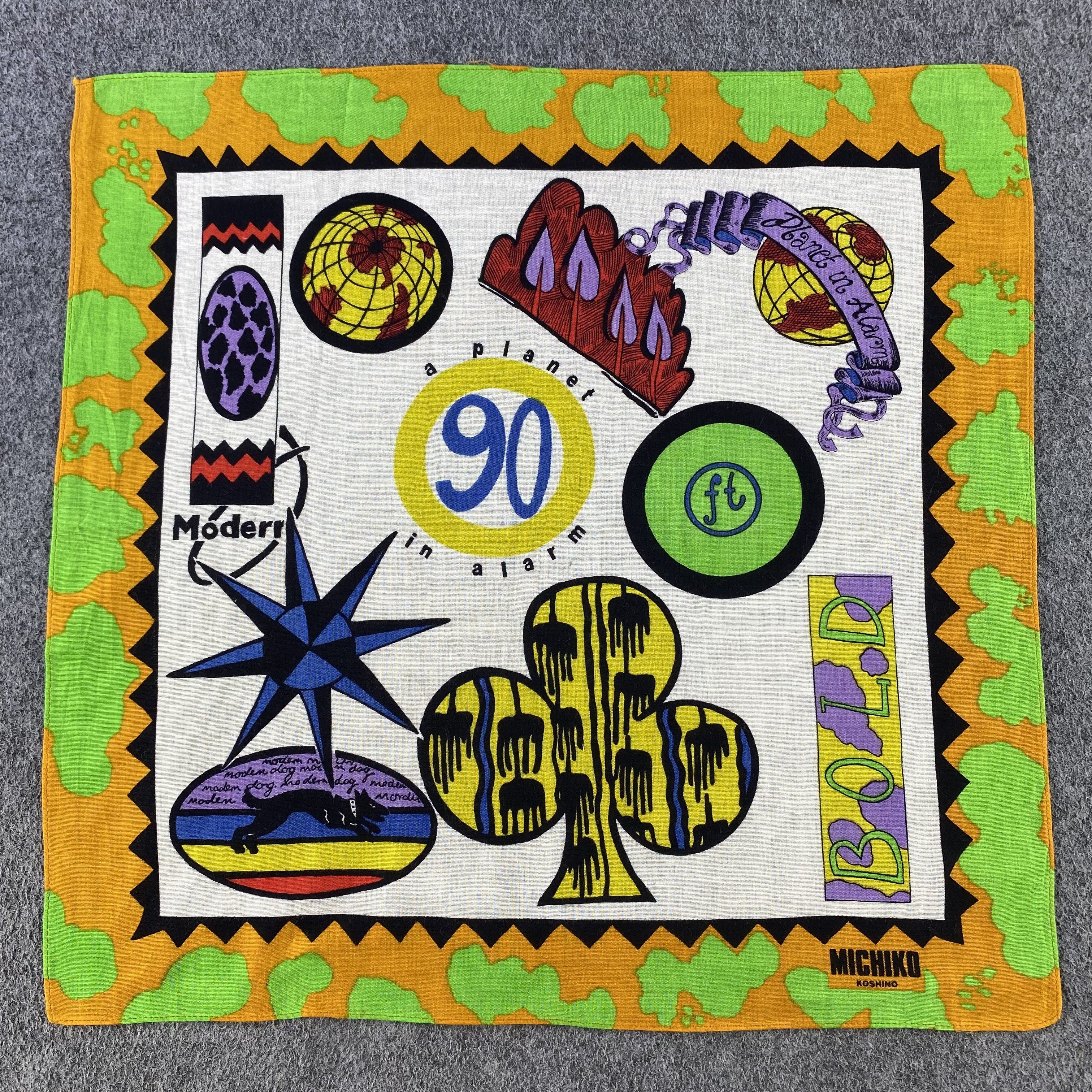 Michiko Koshino Michiko Koshino Handkerchief/Neckerchief/Bandana HC651 Size ONE SIZE - 1 Thumbnail