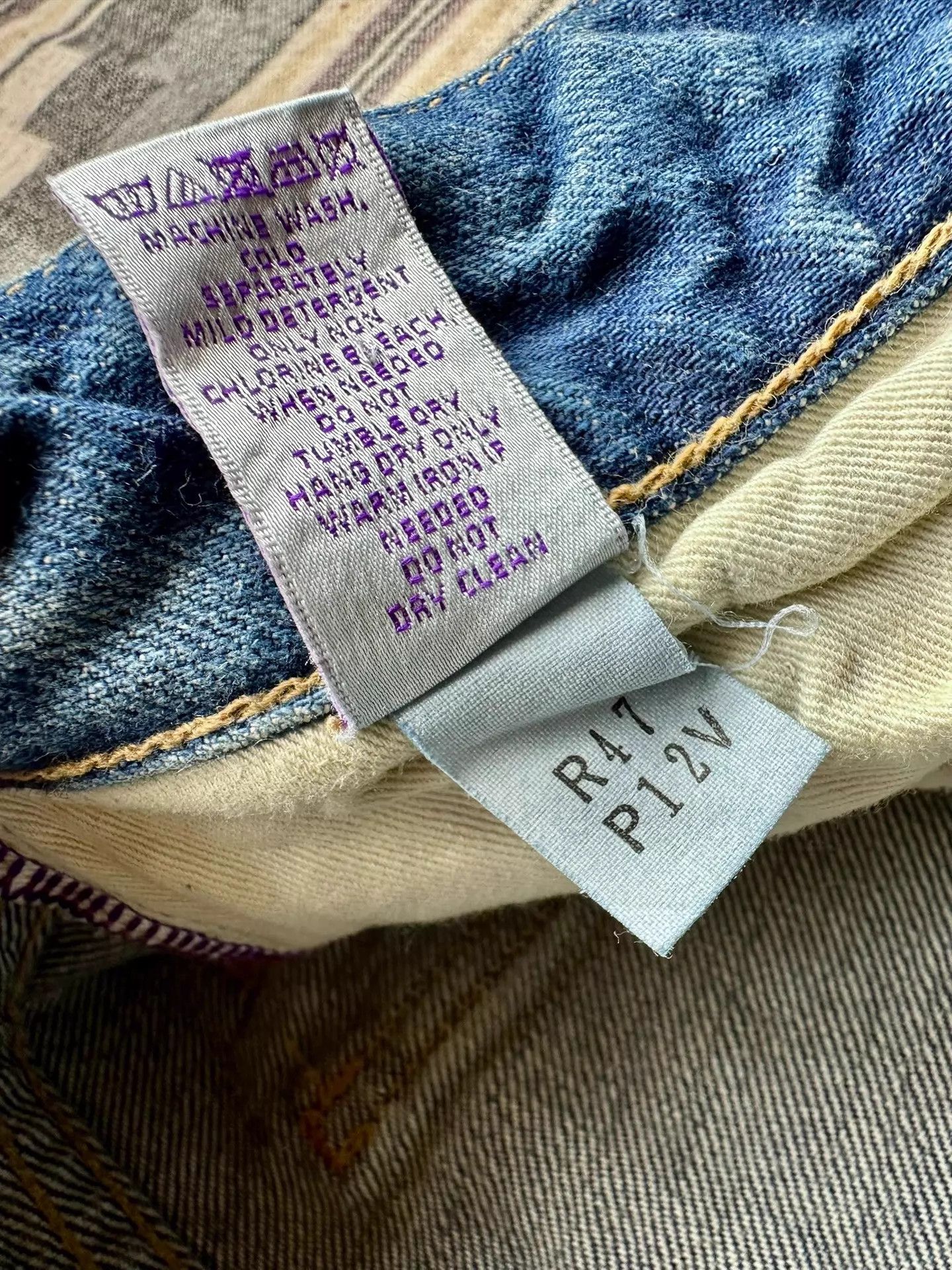 Prps Prps Purple R47P12V Washed Spray Distressed Unisex 24,29 Size 24" / US 00 / IT 34 - 8 Thumbnail