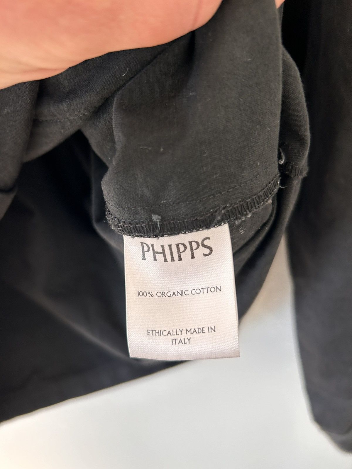 Phipps Phipps black cotton utility jacket Size US L / EU 52-54 / 3 - 4 Thumbnail