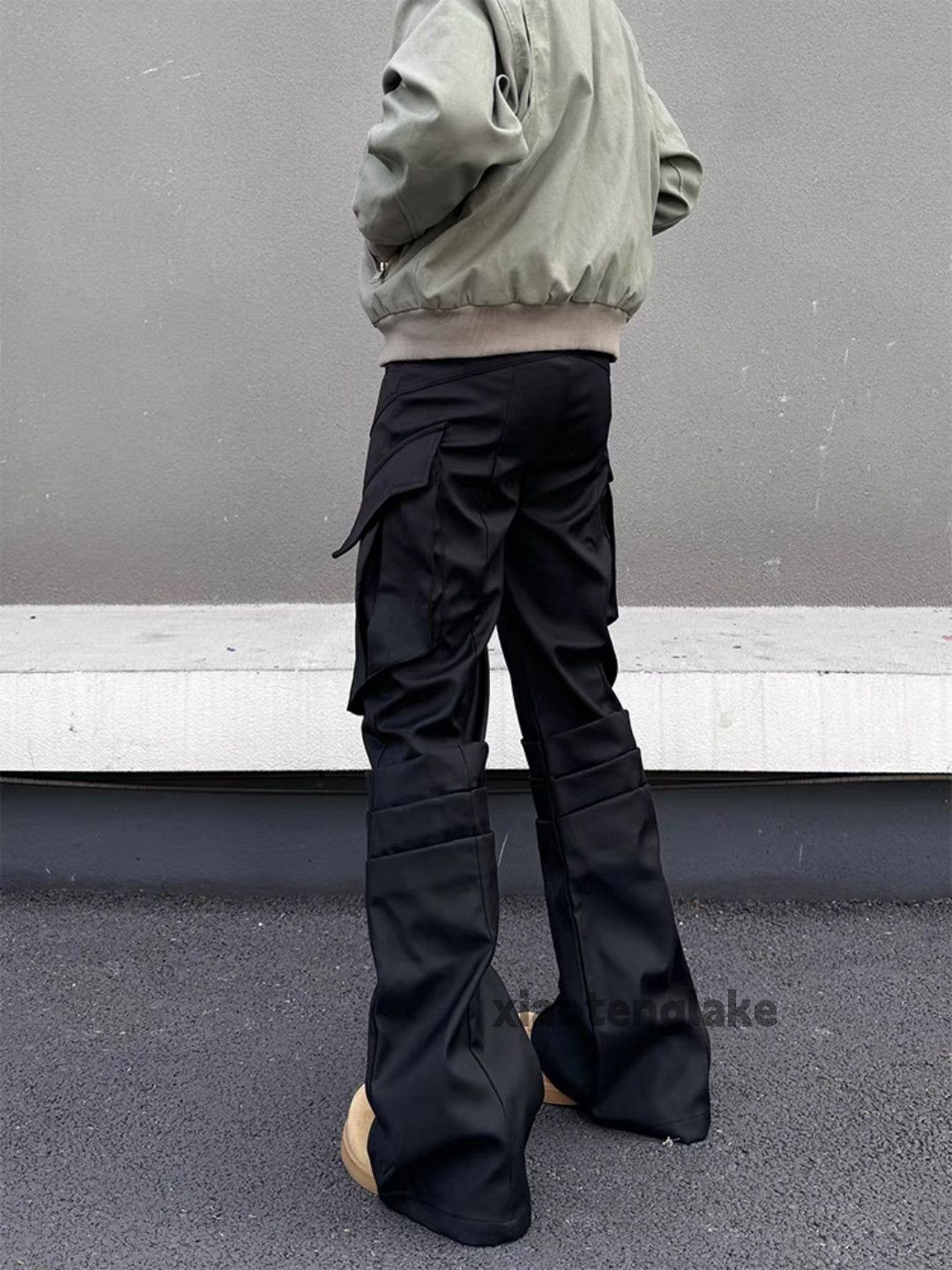 Designer × Japanese Brand × Vintage utility punk grunge bootcut flared cleanfit cargo pants Size US 28 / EU 44 - 2 Thumbnail