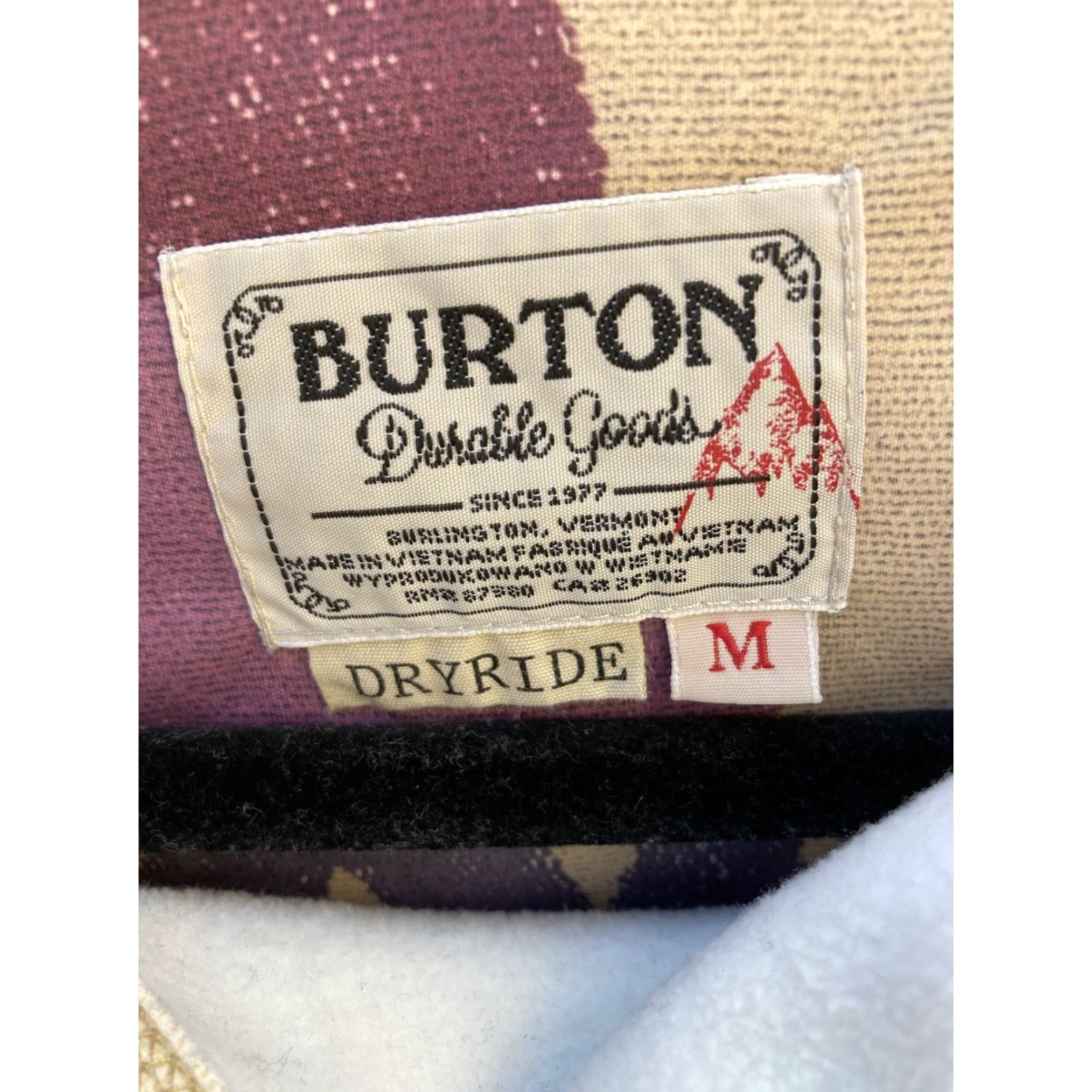 Burton Burton DryRide Southwestern Print Multicolor LS Hoodie M Poly NWOT Mens Size US M / EU 48-50 / 2 - 6 Thumbnail