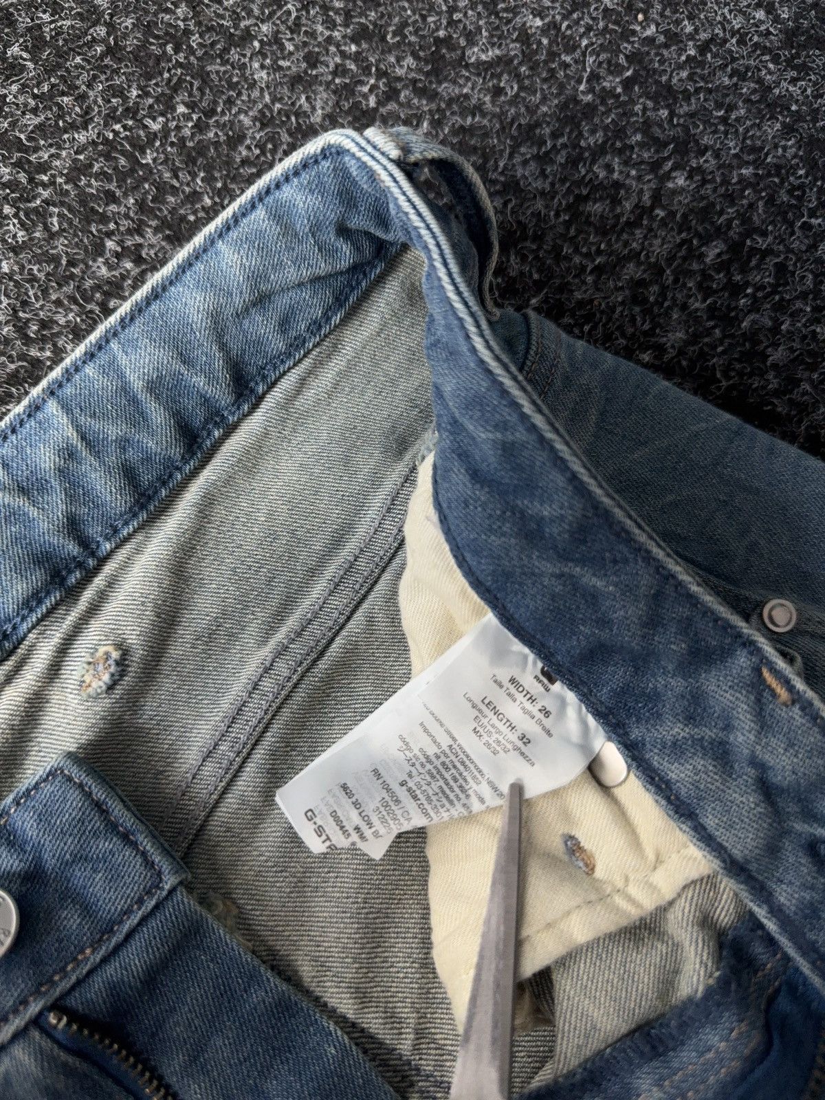 G-Star Vintage Retro Y2K 00s G-Star RAW Denim pants Jeans Size 26" / US 2 / IT 38 - 9 Thumbnail