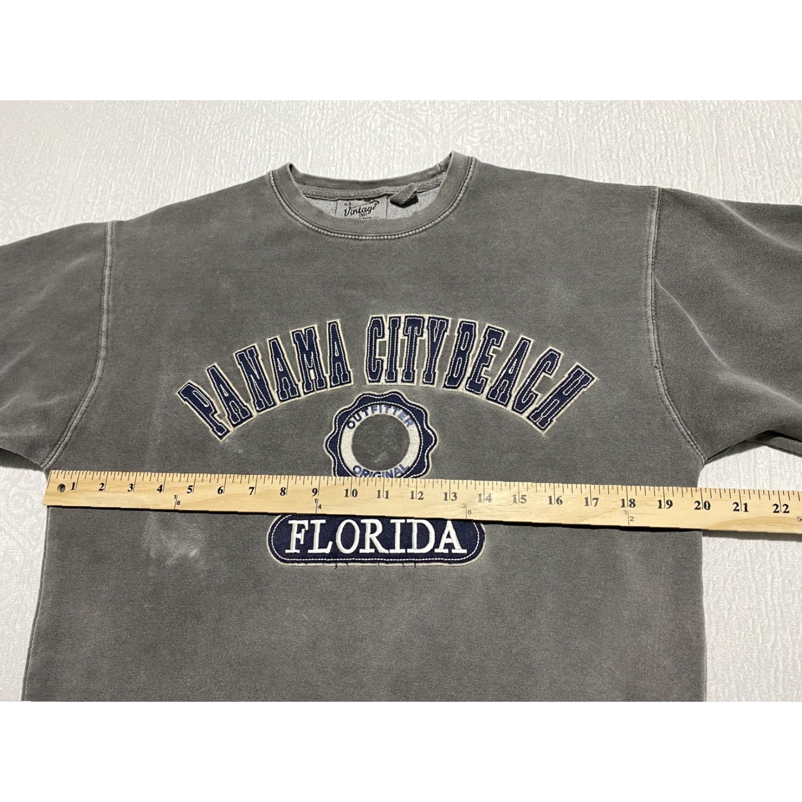 Vintage Panama City Beach Sweatshirt Mens Small Gray Florida Crewneck Pullover Casual Size US S / EU 44-46 / 1 - 4 Thumbnail