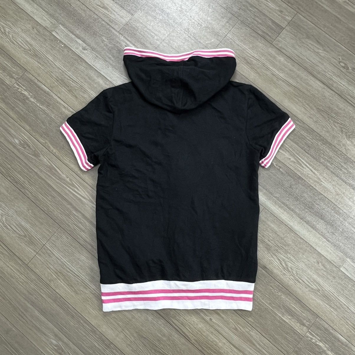If Six Was Nine × Japanese Brand × Le Grande Bleu (L.G.B.) 2000s Fiorucci Poem Lgb Style Zip Hoodie Short Sleeve Size S / US 4 / IT 40 - 11 Thumbnail