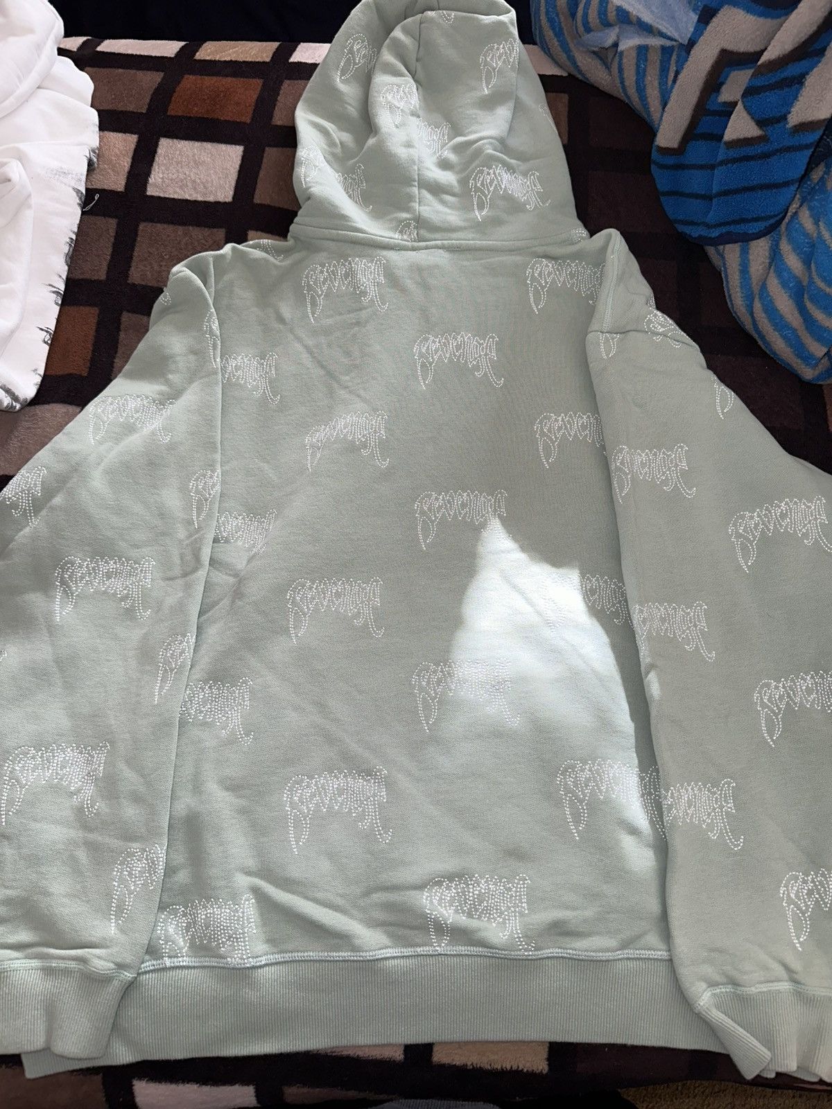 Revenge Revenge all over logo hoodie Size US M / EU 48-50 / 2 - 2 Thumbnail