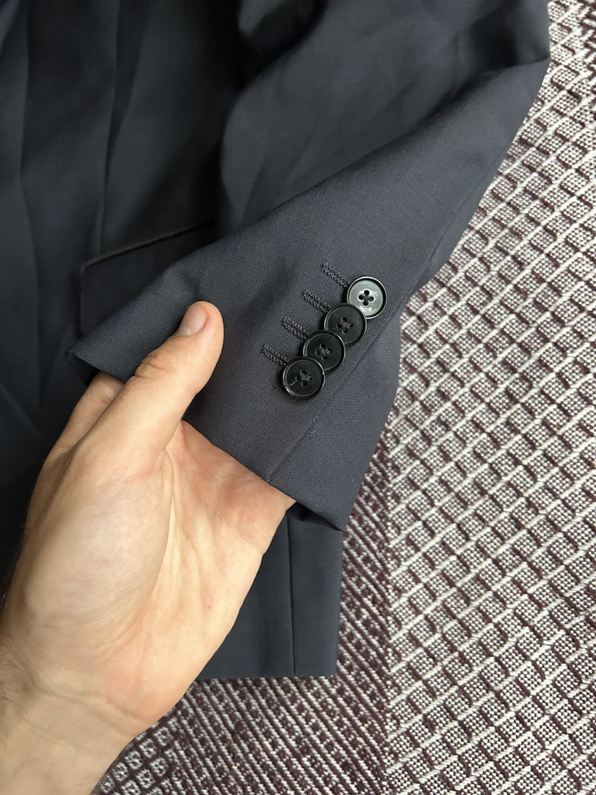 Hugo Boss Hugo Boss Formal Type Solid Blazer Red Tab Size 40R Unisex Size 40R - 3 Thumbnail