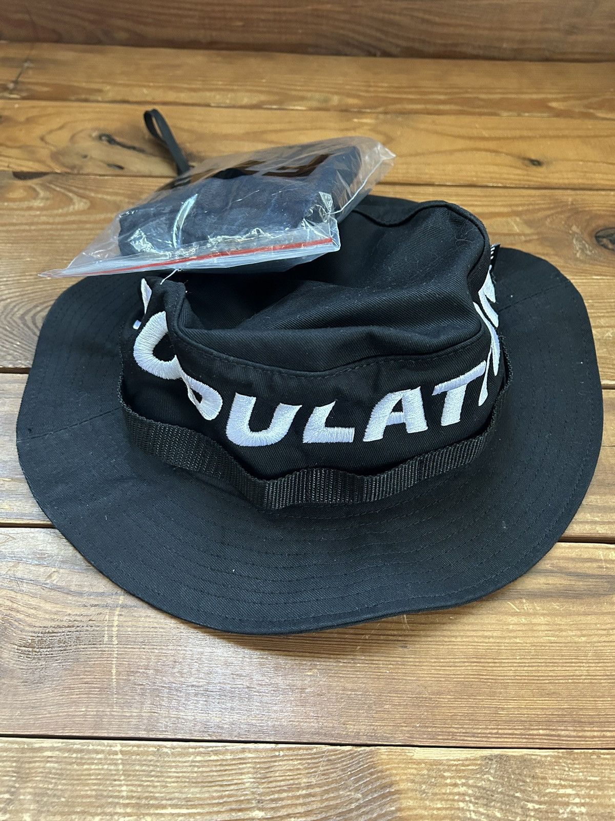 Fuck The Population FTP Spell Out Boonie Face Mask Black Size ONE SIZE - 3 Thumbnail