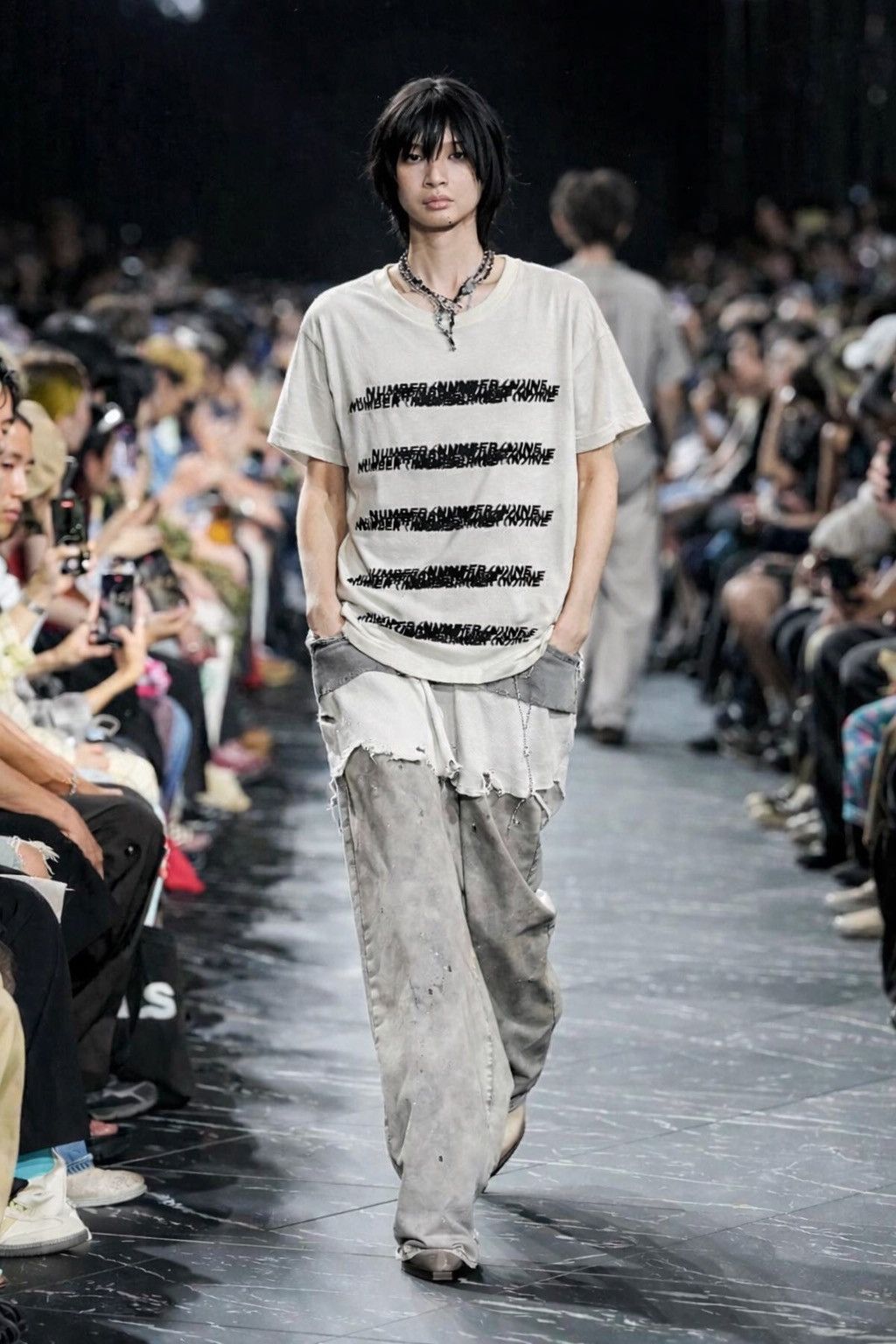 Number (N)ine (SOLD) Number Nine Archive Multi Logo Tshirt Size US S / EU 44-46 / 1 - 1 Thumbnail