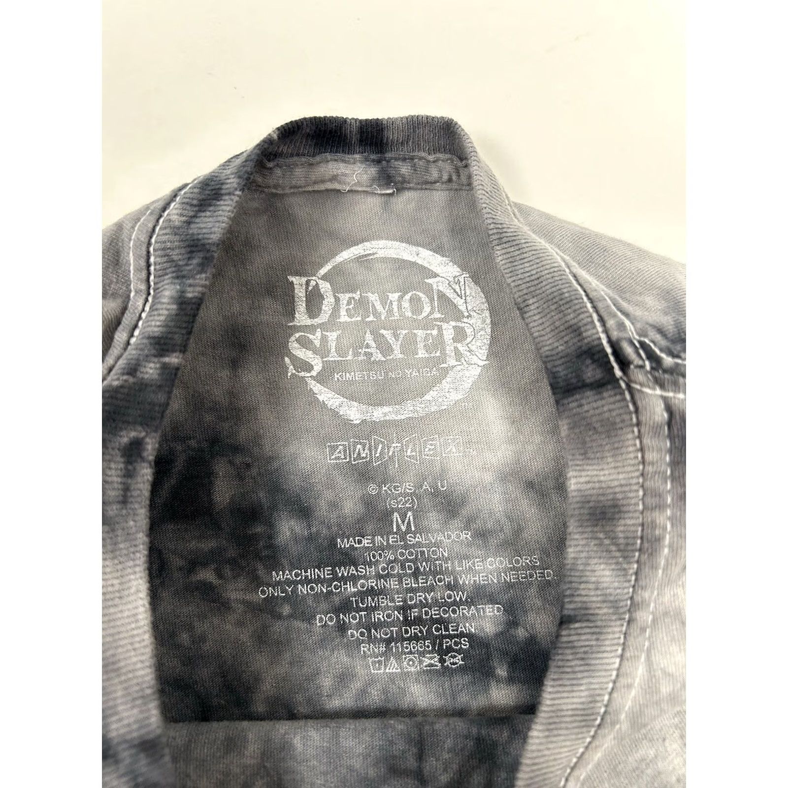 Logo 7 Demon Slayer Kimetsu No Yaiba Circle Logo Tie Dye Tee Adult Medium 2022 Graphic Print Anime Cosplay Size US M / EU 48-50 / 2 - 7 Thumbnail