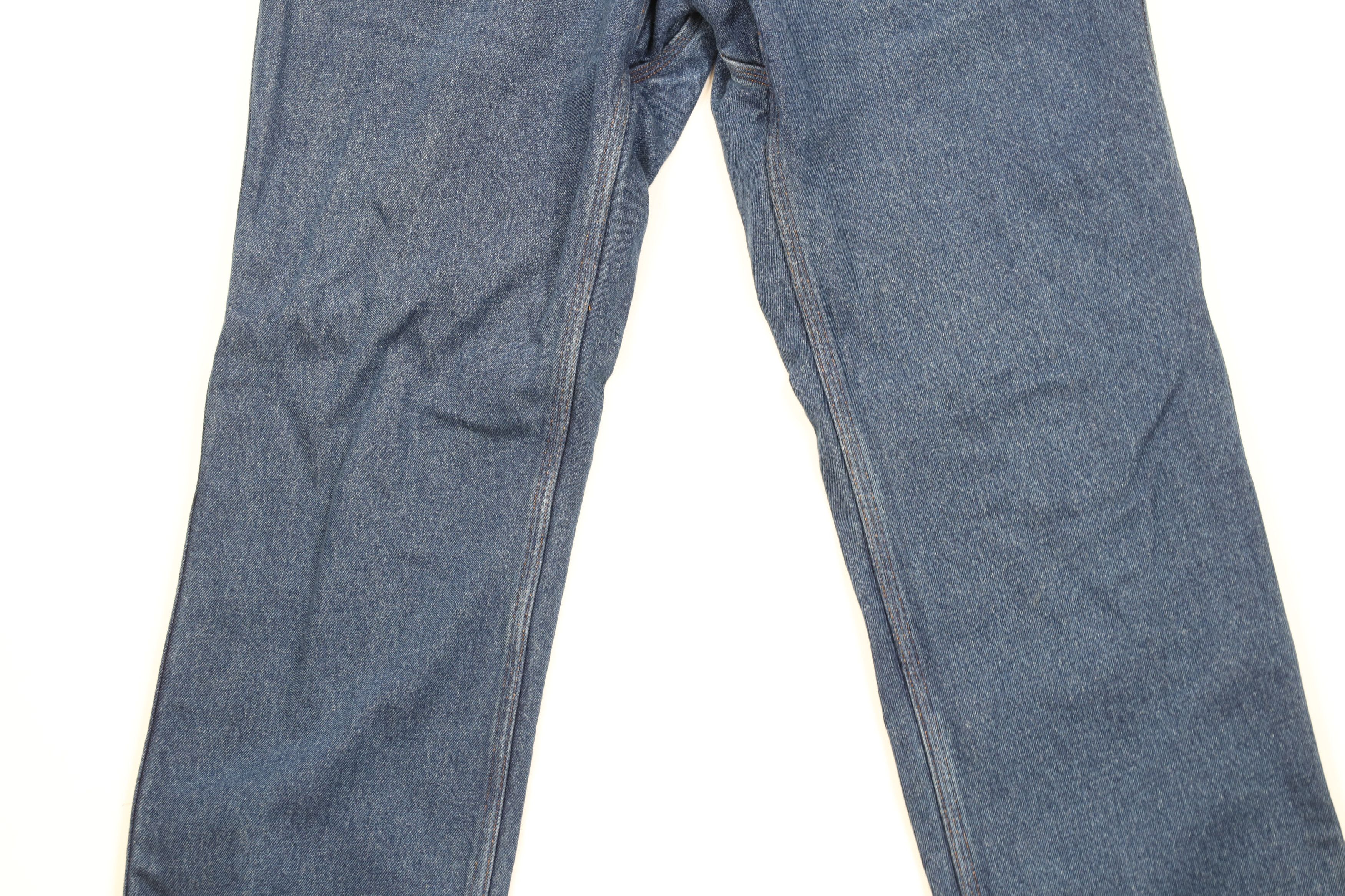 Duluth Trading Company Duluth Trading Co Flannel Lined Heavyweight Denim Jeans Size US 34 / EU 50 - 4 Thumbnail