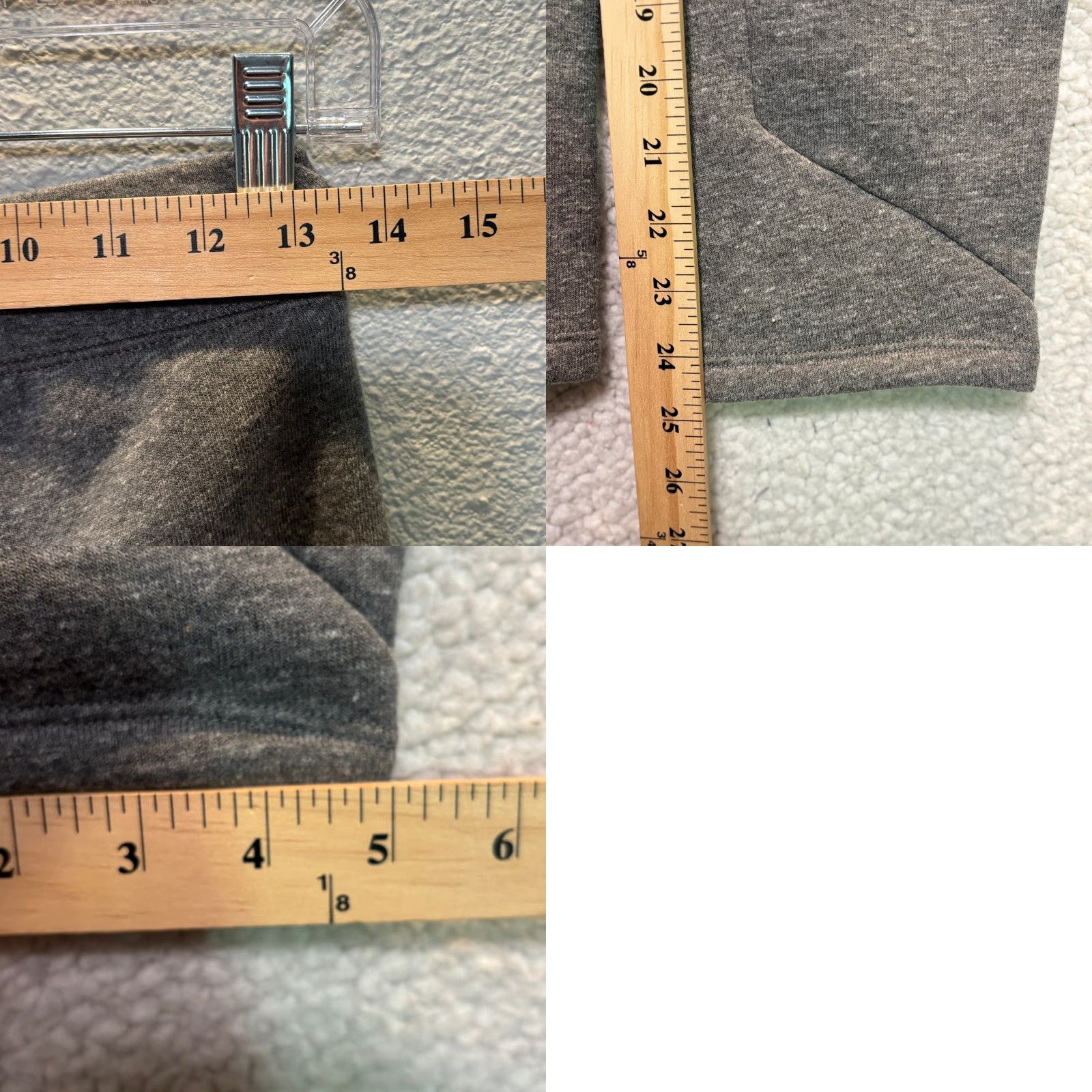 Alo Pants Womens Small Gray Jogger Sweatpants Drawstring Tapered ALO Size 28" / US 6 / IT 42 - 8 Thumbnail