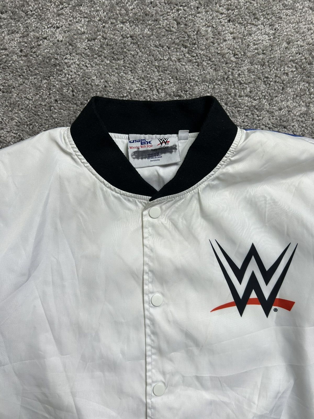 WWE Vintage WWE The Rock Fanimation Wrestling Chalk Line Jacket Size US L / EU 52-54 / 3 - 6 Thumbnail