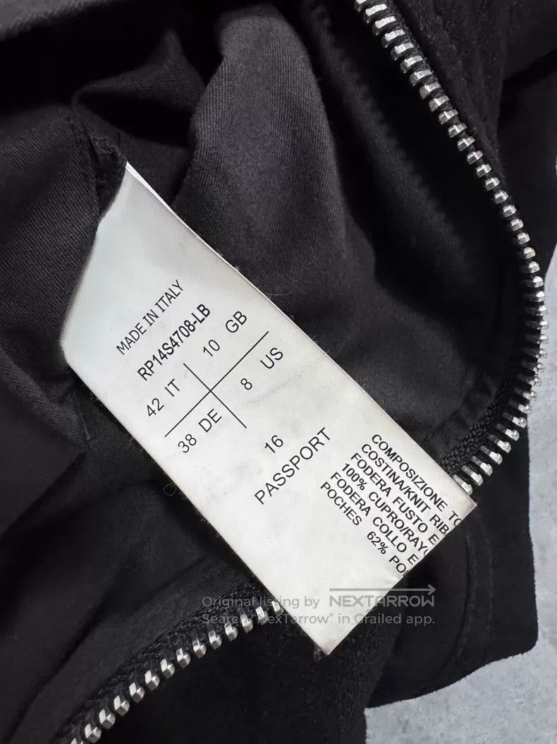 Rick Owens Rick Owens Main Line Leather Jacket Size US XS / EU 42 / 0 - 8 Thumbnail