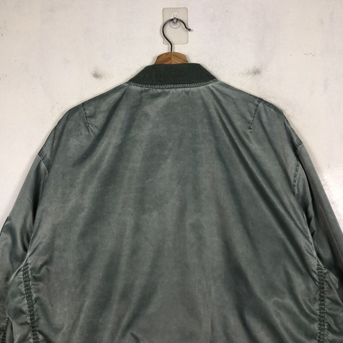 Vintage 📌VINTAGE MILITARY BOMBER FLY JACKET BUZZ RICKSON DESIGN Size US L / EU 52-54 / 3 - 10 Thumbnail