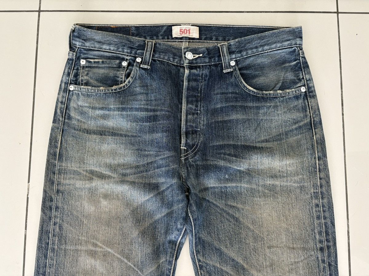 Levi's Levi's 501 Heavily Distressed Jeans Denim Size US 35 - 7 Thumbnail