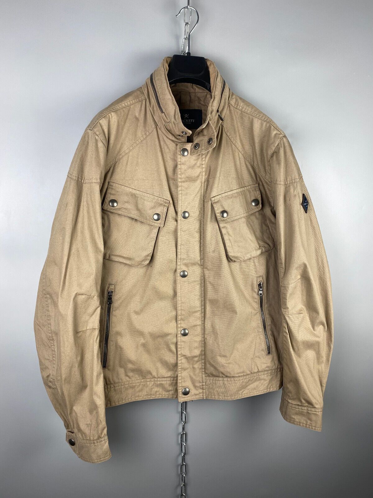 Hackett Hackett London Biker Motorcycle Velo Speed Jacket Coat Size US L / EU 52-54 / 3 - 2 Thumbnail