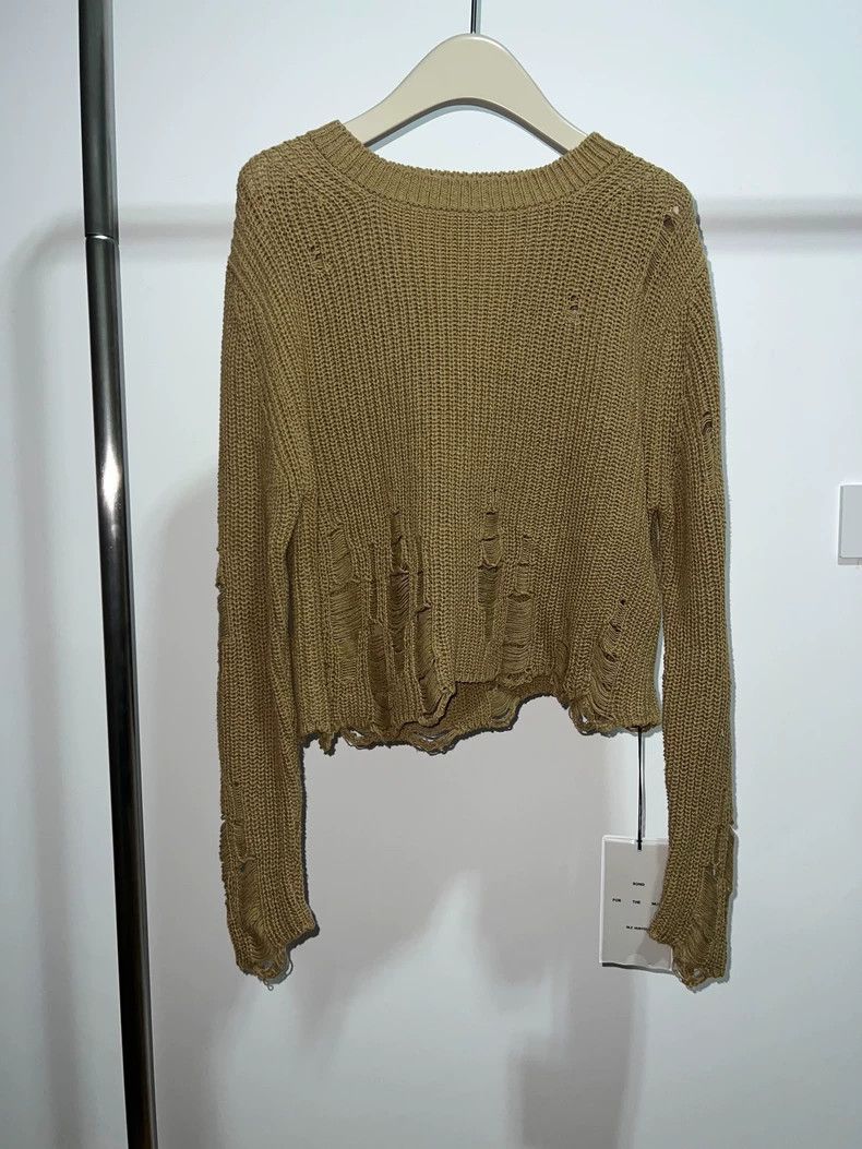 Song For The Mute Song For The Mute size 2 knitted destroyed shirt Size S / US 4 / IT 40 - 2 Thumbnail