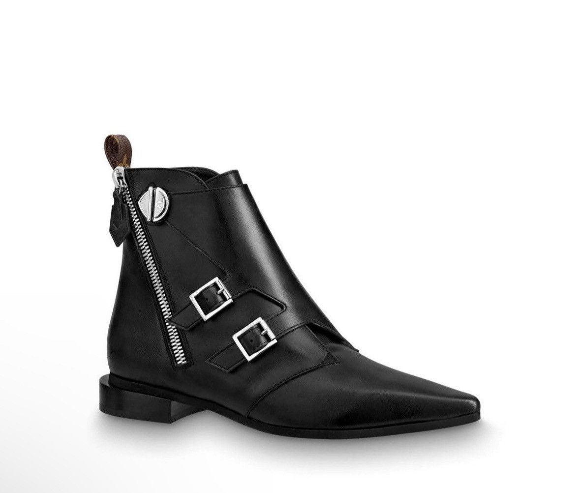 Louis Vuitton Louis Vuitton Jumble Flat Ankle Boots Size US 7 / IT 37 - 2 Thumbnail