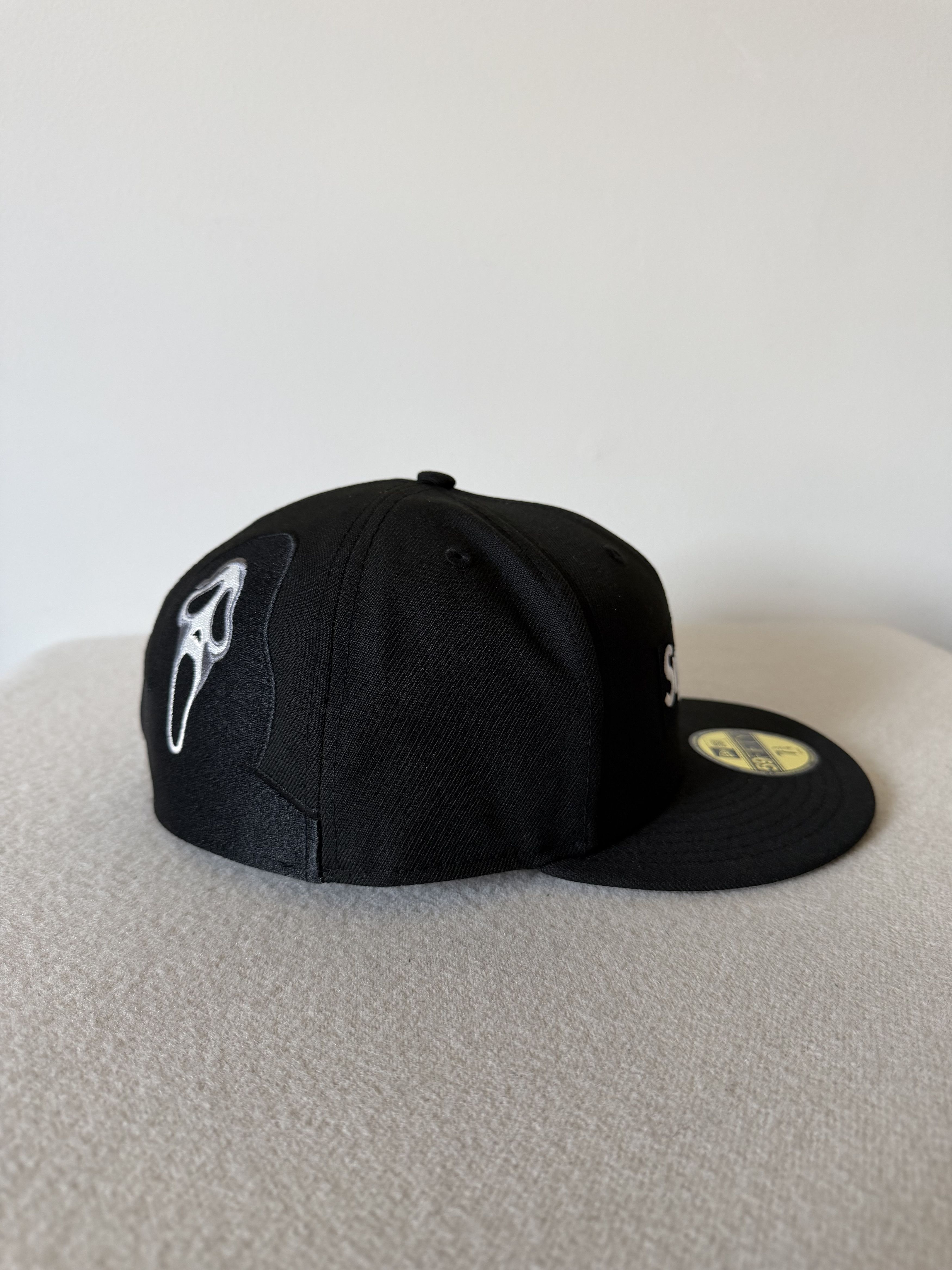 Supreme 7 3/4 GHOSTFACE BOX LOGO NEW ERA 59FIFTY HAT - BLACK | Grailed