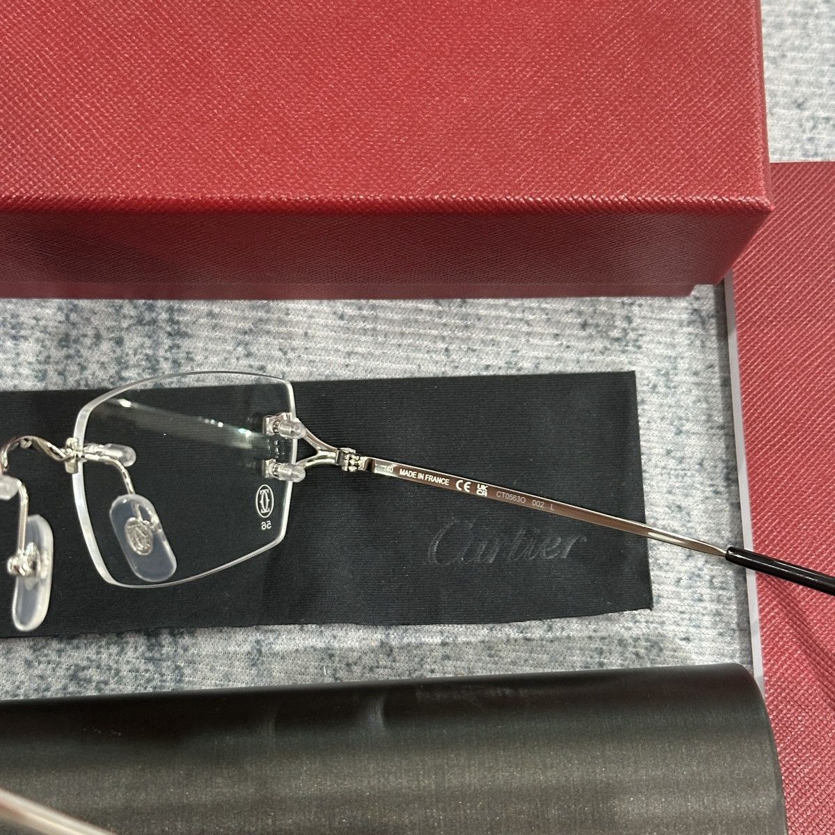 Cartier CARTIER CT0563O 002 EYEGLASSES Size ONE SIZE - 6 Thumbnail