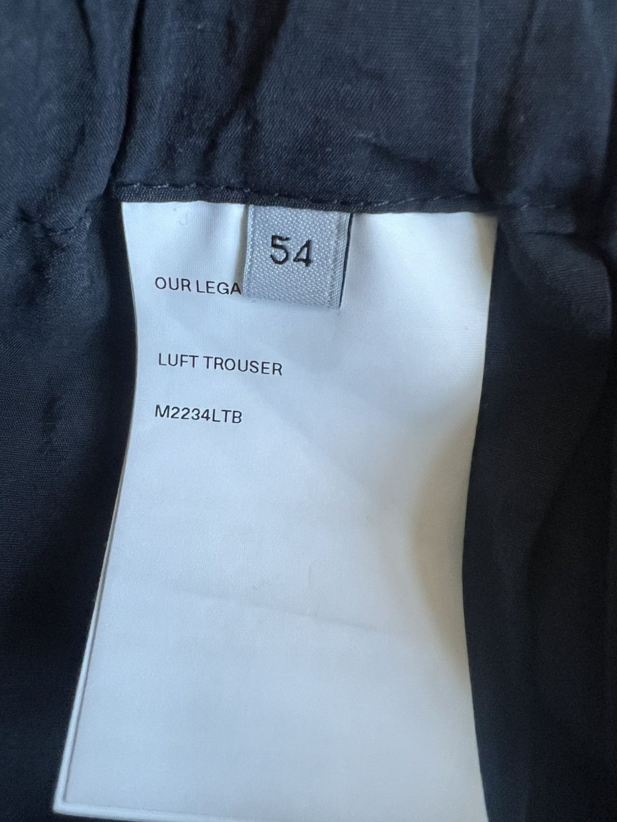 Our Legacy Our Legacy Luft Trouser Black Liquid Viscose Size US 36 / EU 52 - 6 Thumbnail