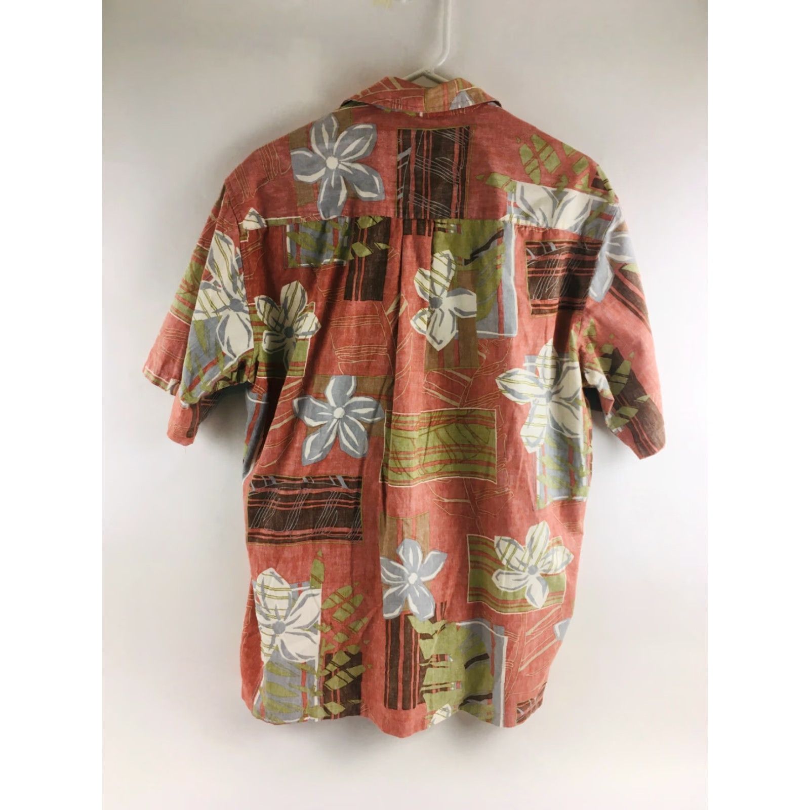 Vintage Cooke Street Hawaiian Shirt Men's Button-Up Short Sleeve Floral Pocket White Size L Regular Size US L / EU 52-54 / 3 - 2 Thumbnail