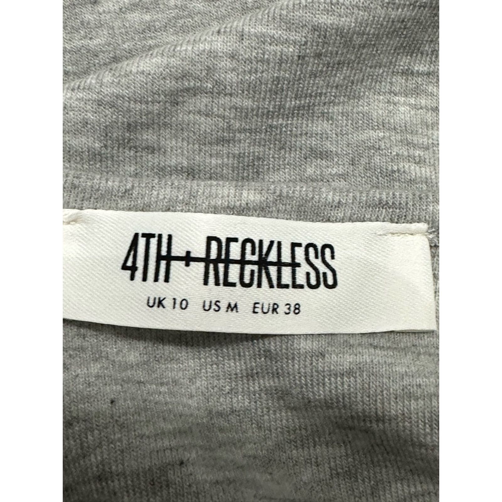 Other 4th + Reckless Tank Gray Sleeveless Scoop Neck Ruched M New Size M / US 6-8 / IT 42-44 - 8 Thumbnail