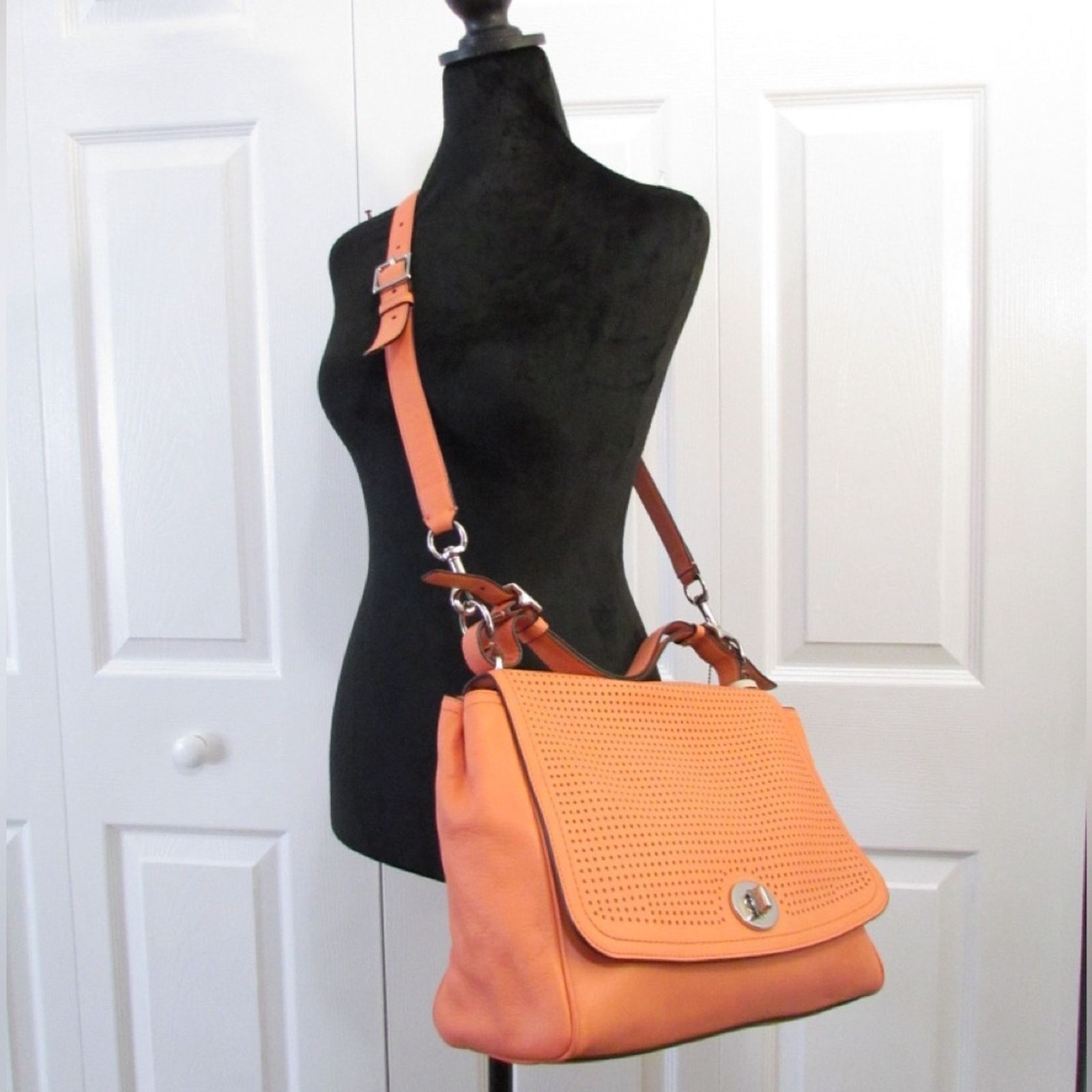 Coach Coach Perforated Leather Romy Top Handle/ Shoulder Bag Size ONE SIZE - 9 Thumbnail
