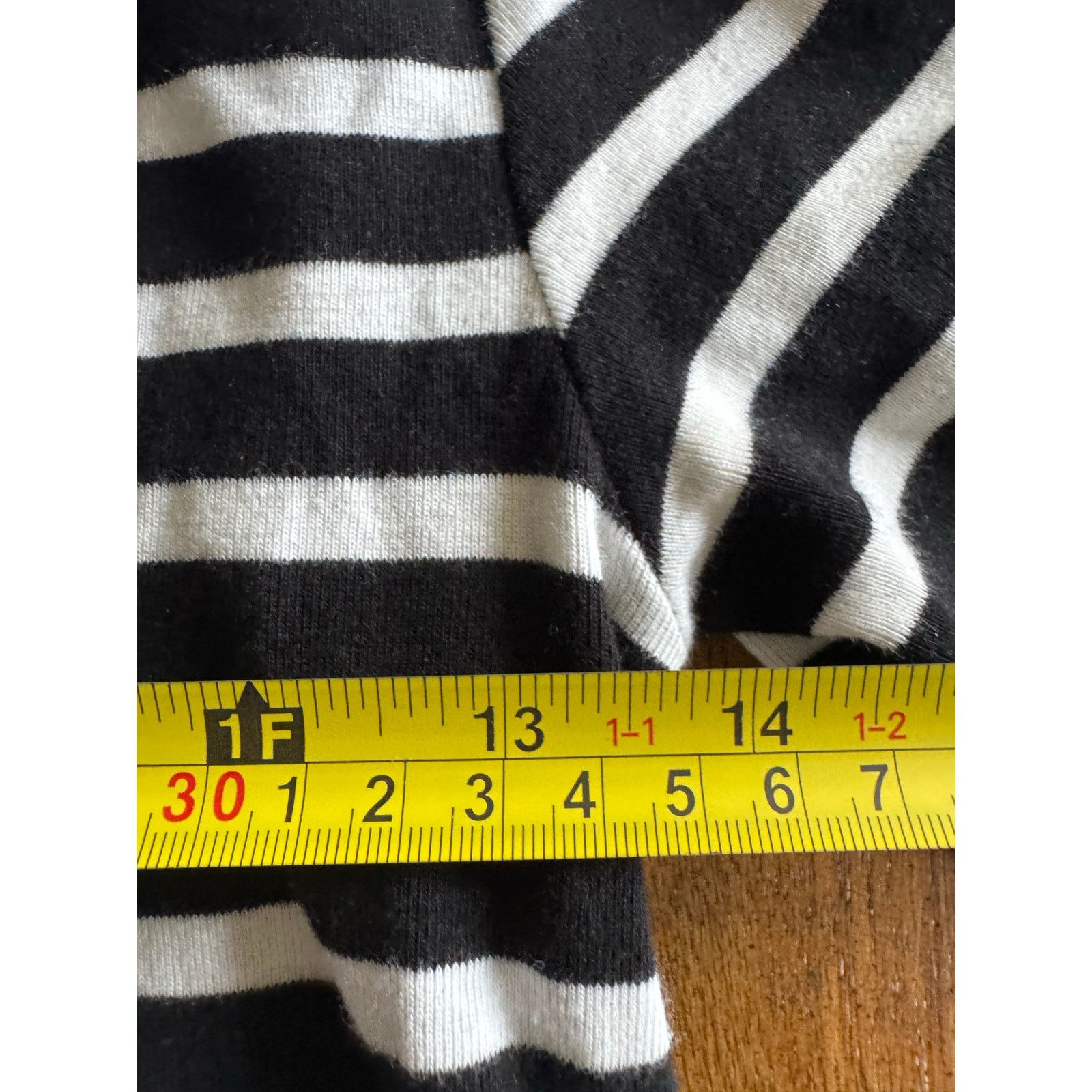 Gap GAP Modern Tee Striped Black White Short Sleeve Size S Size S / US 4 / IT 40 - 6 Thumbnail