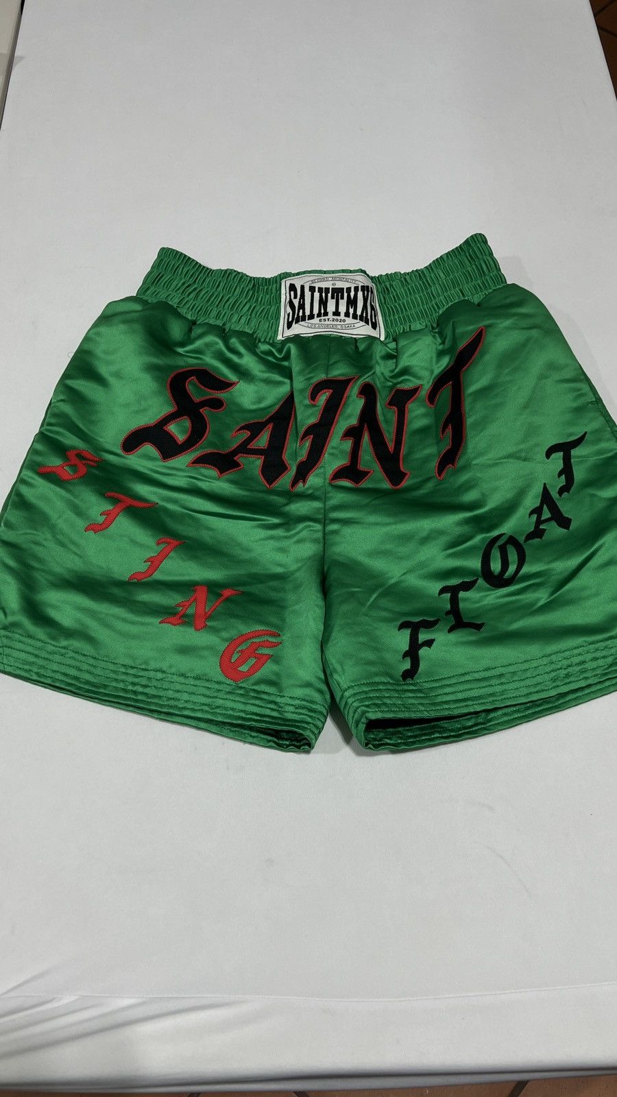 Saint Michael Saint Michael Boxing Green Shorts Size US 32 / EU 48 - 1 Thumbnail