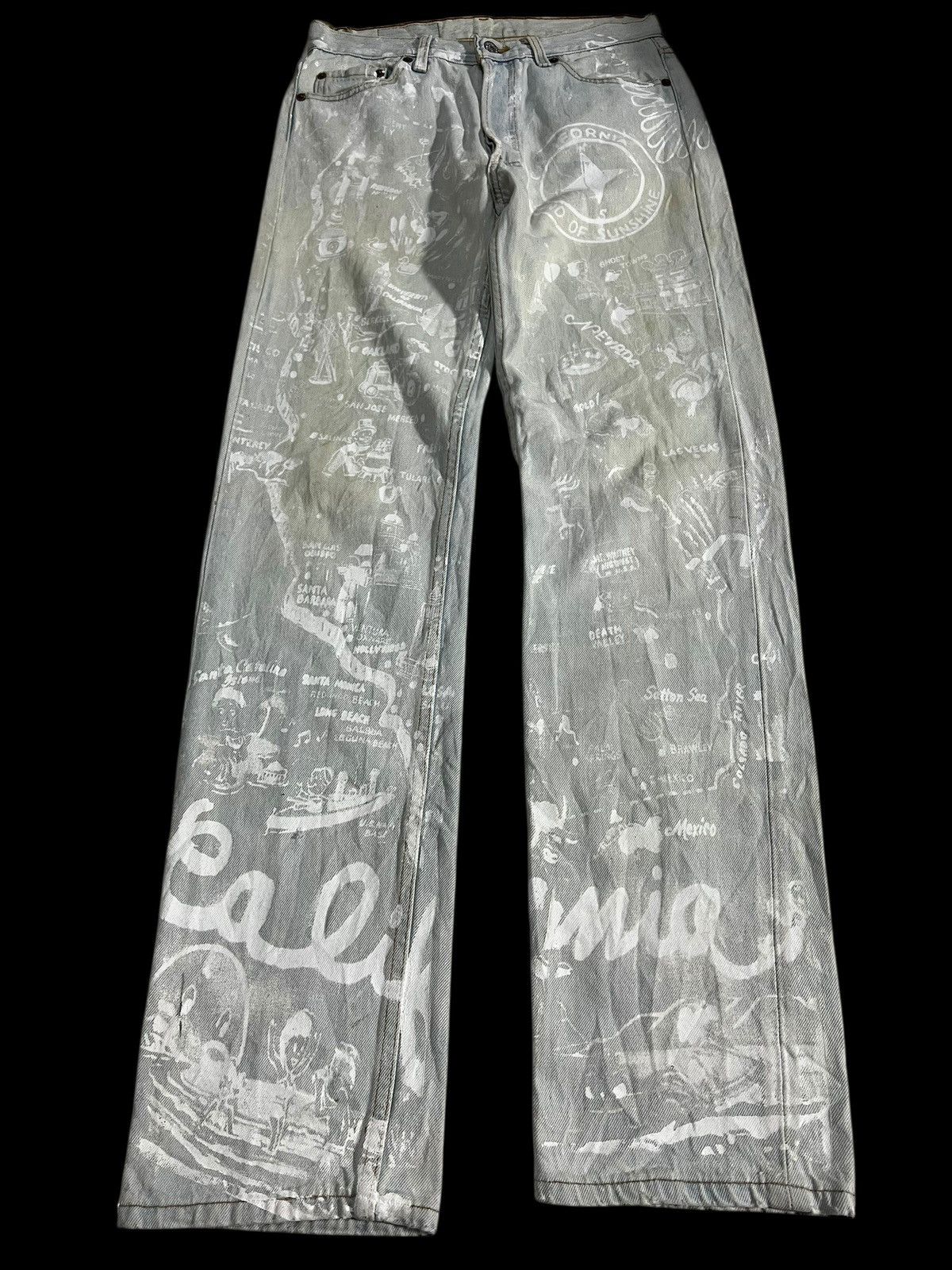 🔥Vintage 90’s Levis 501 Vortex Designs Jean #USA