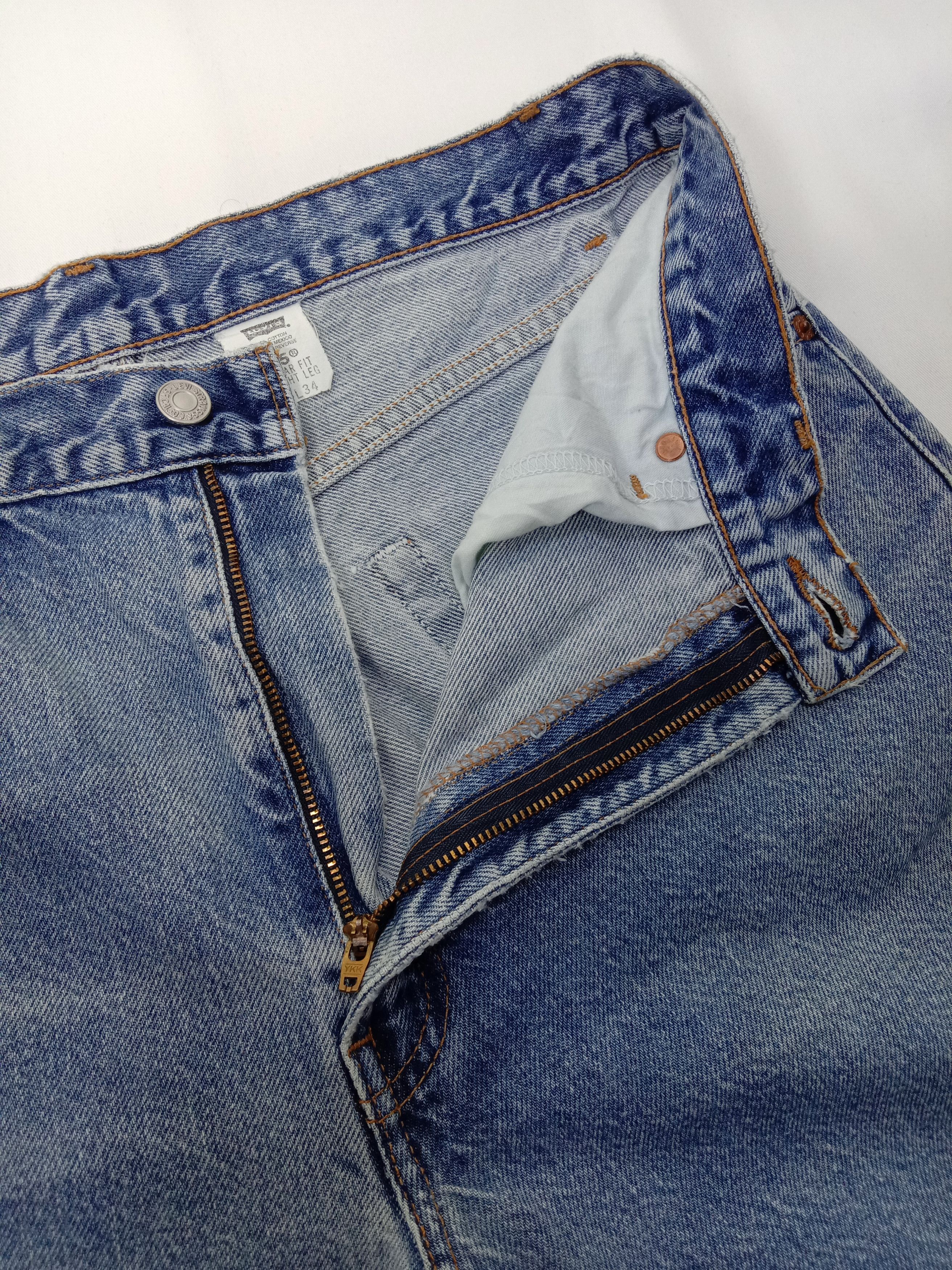 Levi's Vintage Levi's 505 Jeans Blue Washed Regular Fit Denim Size US 32 / EU 48 - 10 Thumbnail