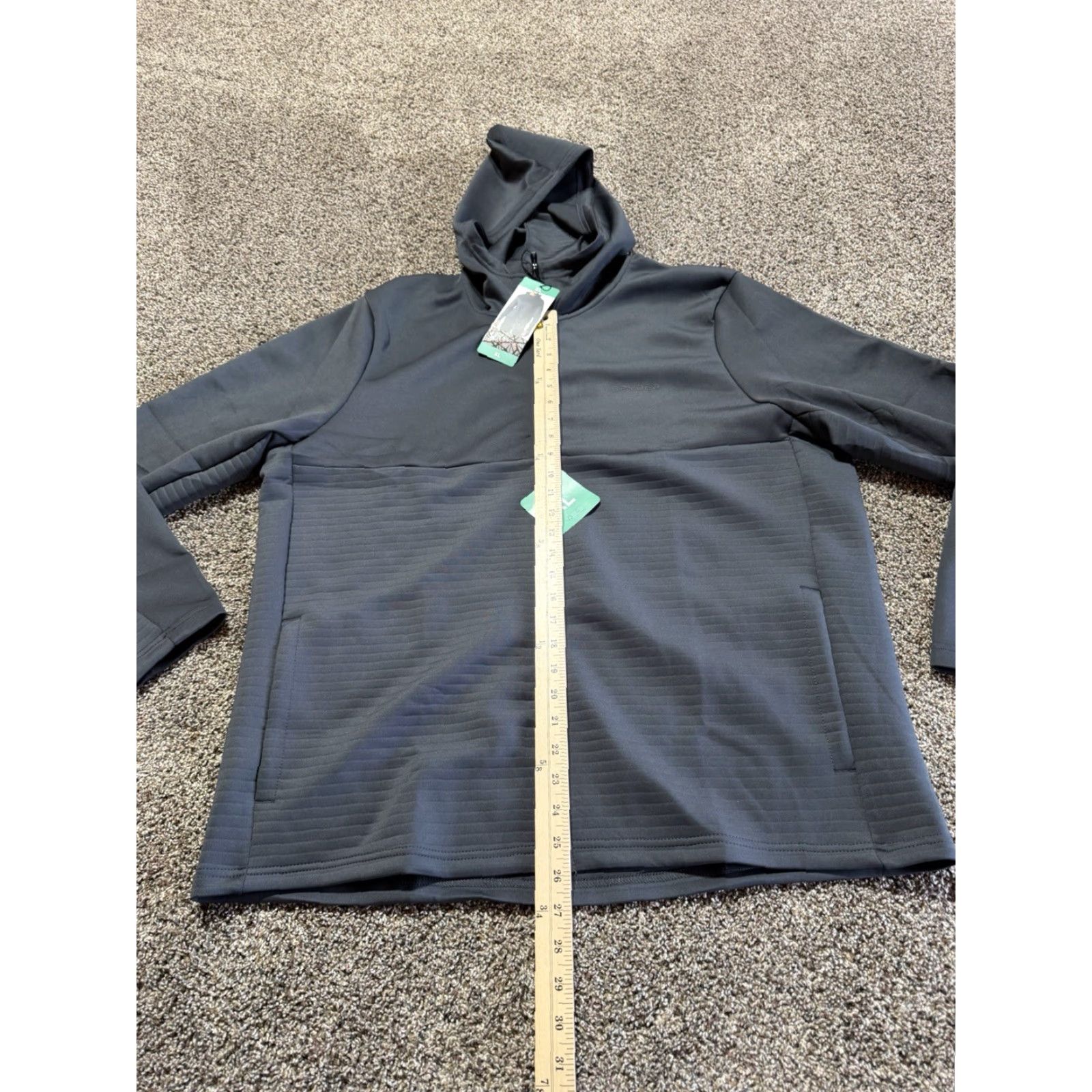 Spyder Spyder Mens Jacket XL Full Zip Windbreaker Black NEW TAGS Size US XL / EU 56 / 4 - 7 Thumbnail