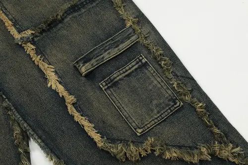 CokeMagic #33 Heavy Craft Washed Distressed Faded Jeans Size US 35 - 4 Thumbnail