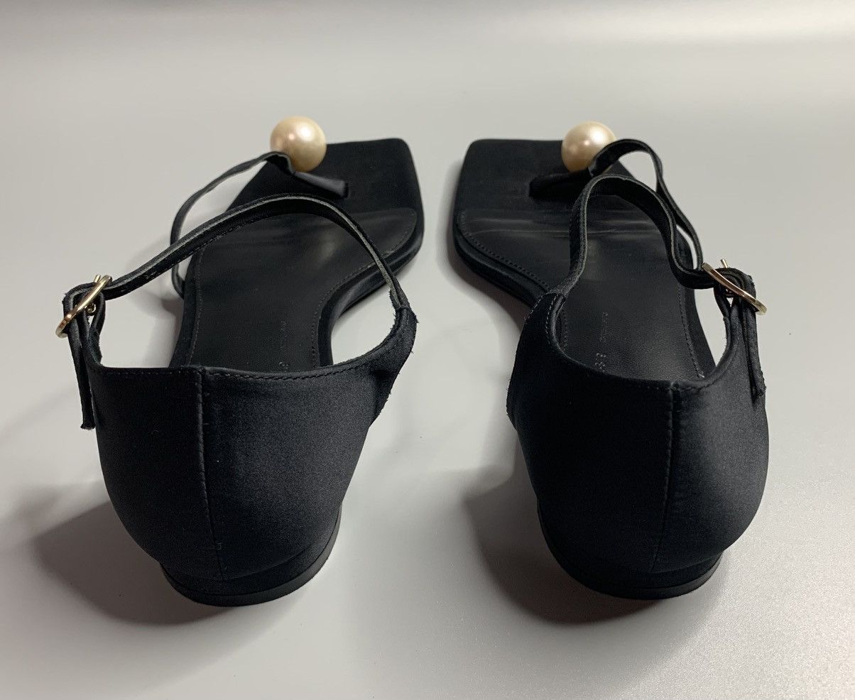 Toteme Toteme Black Sandals With Pearl Size US 8 / IT 38 - 7 Thumbnail