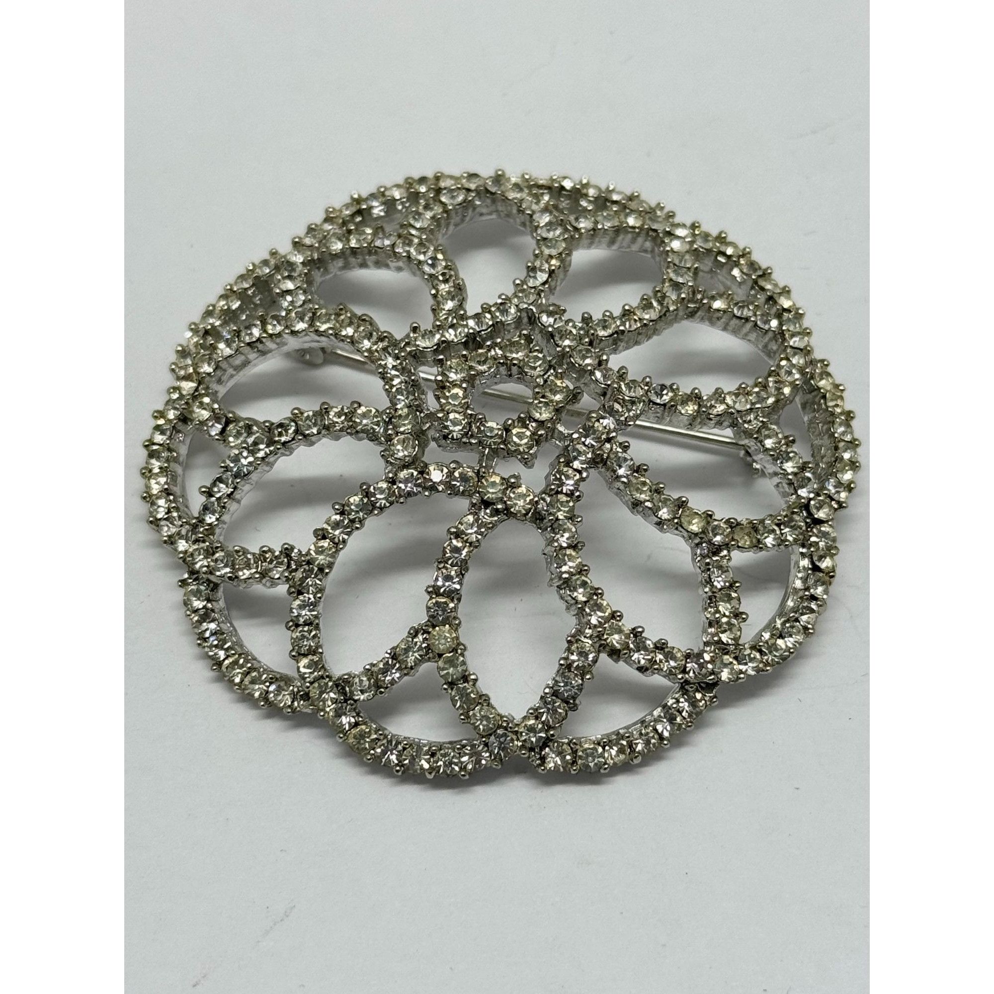 Vintage Vintage Capri rhinestone brooch pin Size ONE SIZE - 2 Thumbnail