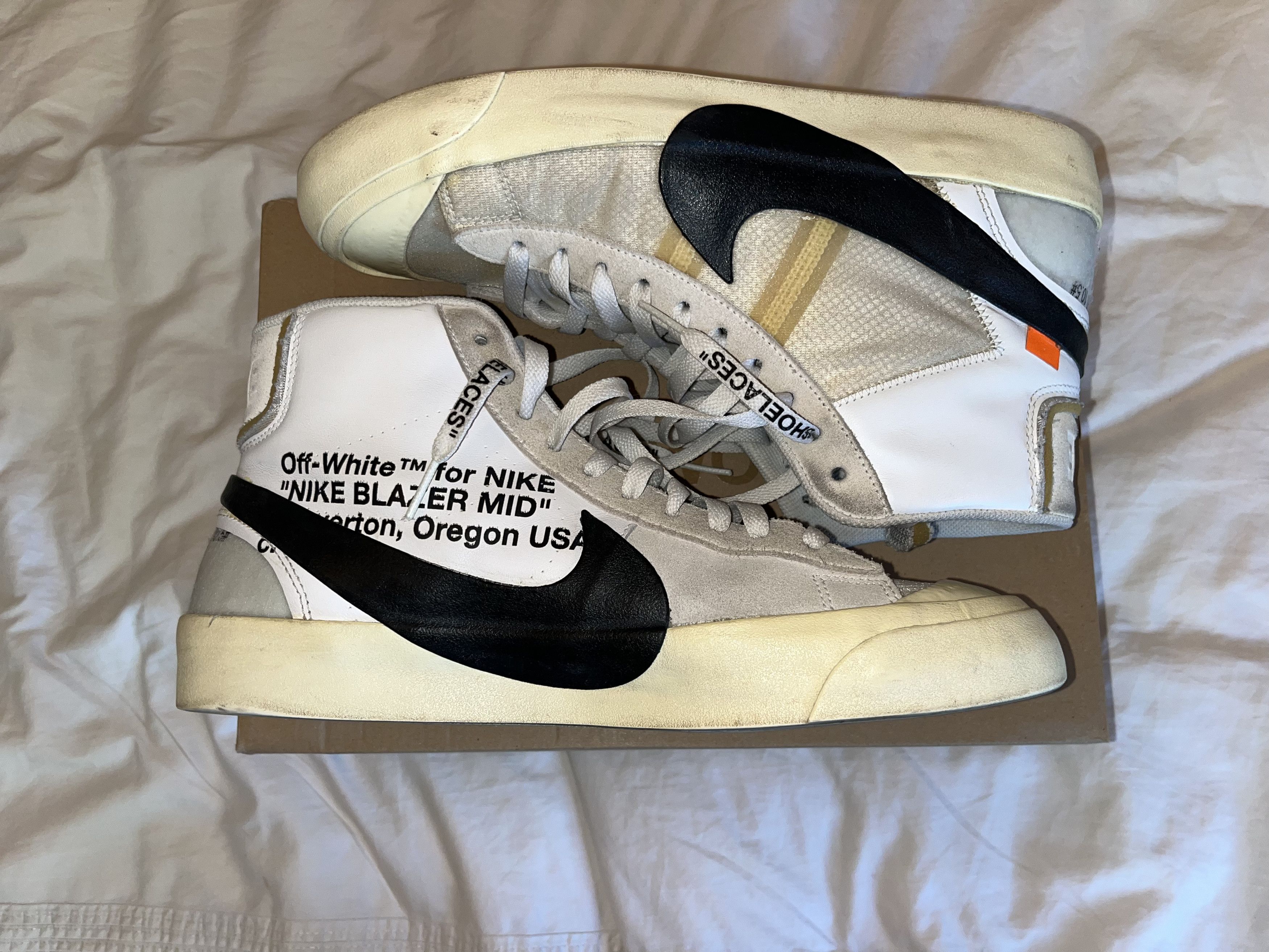Nike × Off-White Off-White Nike Blazer High OG “The Ten” Size US 10.5 / EU 43-44 - 2 Thumbnail
