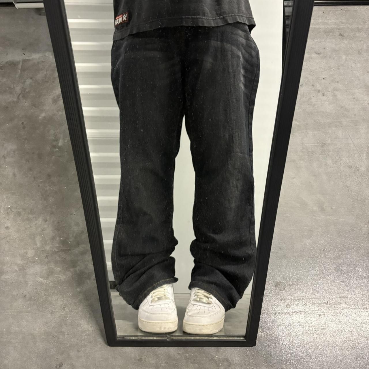 Vintage Crazy Vintage Y2K/2000s Baggy Black Skater Style WideLeg Denim Jeans! Size US 36 / EU 52 - 1 Thumbnail