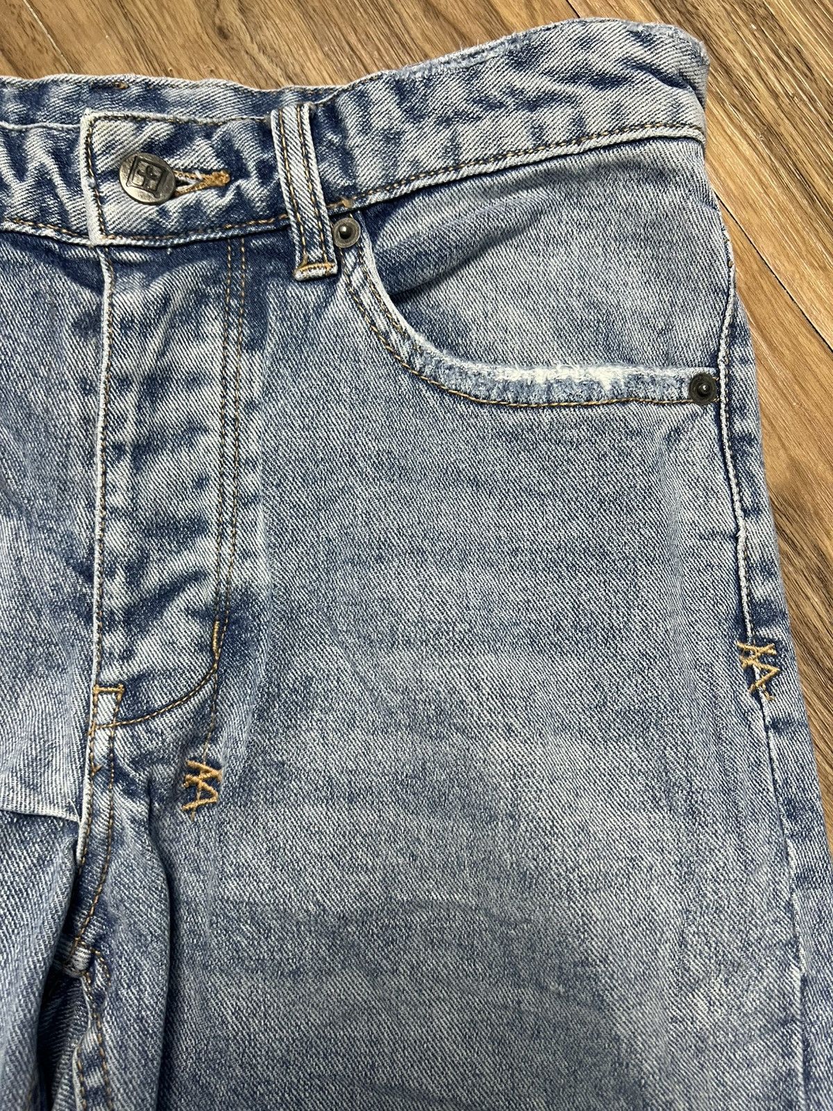 Yasuyuki Ishii Ksubi(Tsubi)CHITCH CHOP Billbored Blue Distressed Jeans (43) Size US 28 / EU 44 - 7 Thumbnail