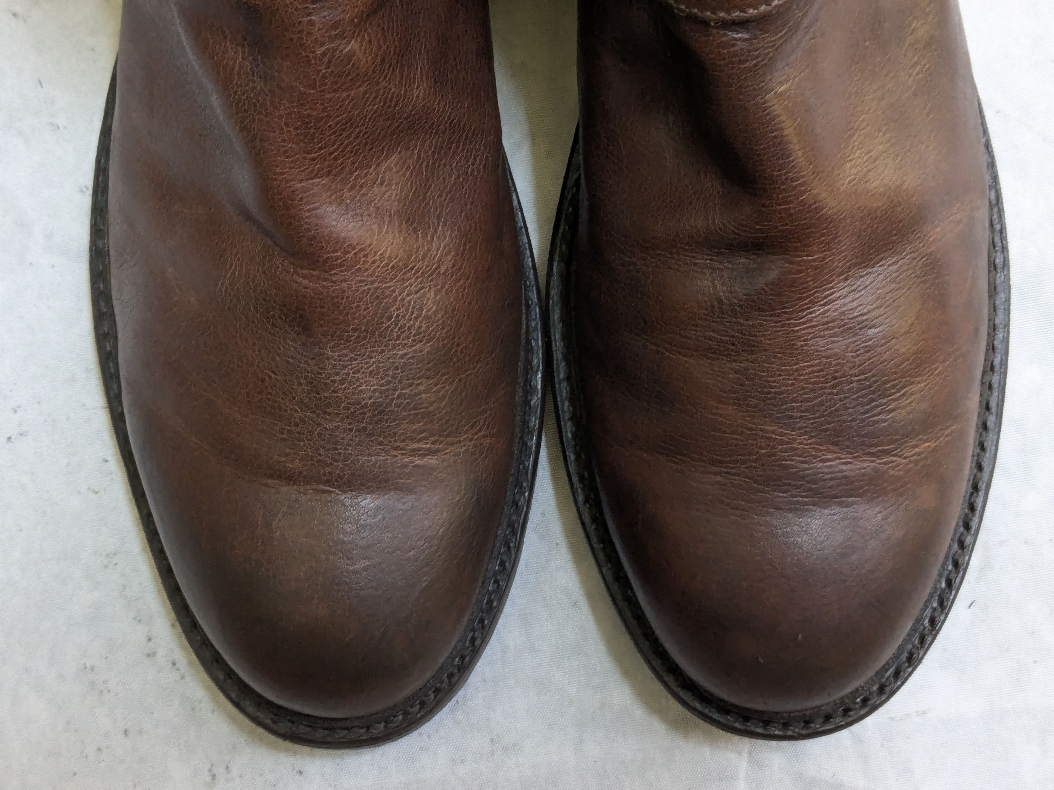 Frye Frye Harness Brown Leather 9 D Leather Buckle Punk Size US 9.5 / EU 42-43 - 2 Thumbnail
