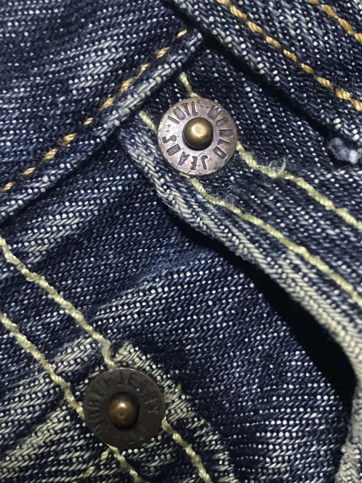 GU × Undercover Vintage gu Denim Distressed Straigh Loose Jeans Size US 35 - 10 Thumbnail