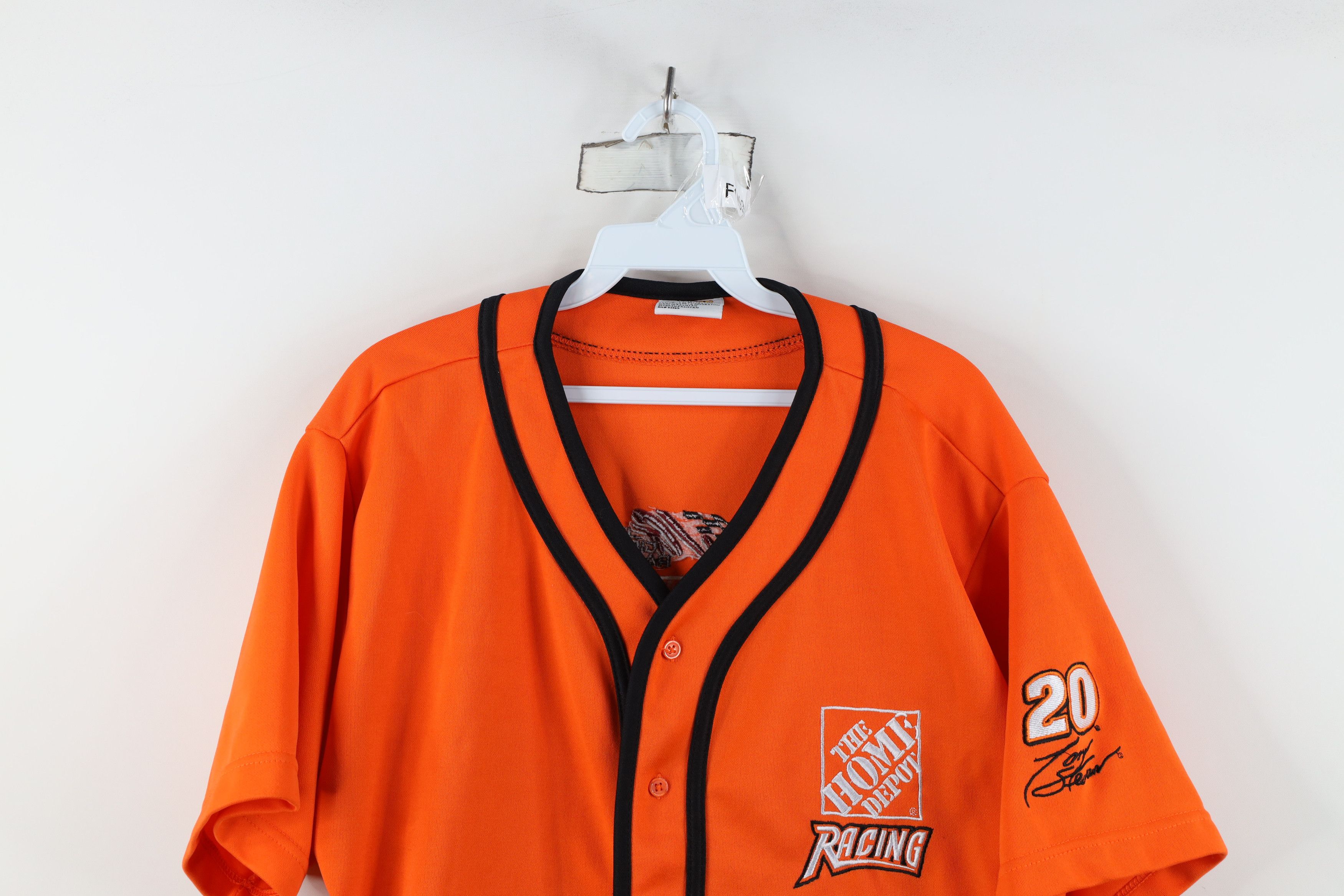 Vintage Vintage NASCAR Depot Tony Stewart Racing Baseball Jersey Size US L / EU 52-54 / 3 - 2 Thumbnail