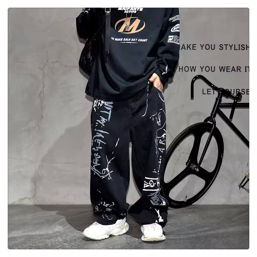 Japanese Brand × Vintage graffiti jeans Size US 34 / EU 50 - 3 Thumbnail
