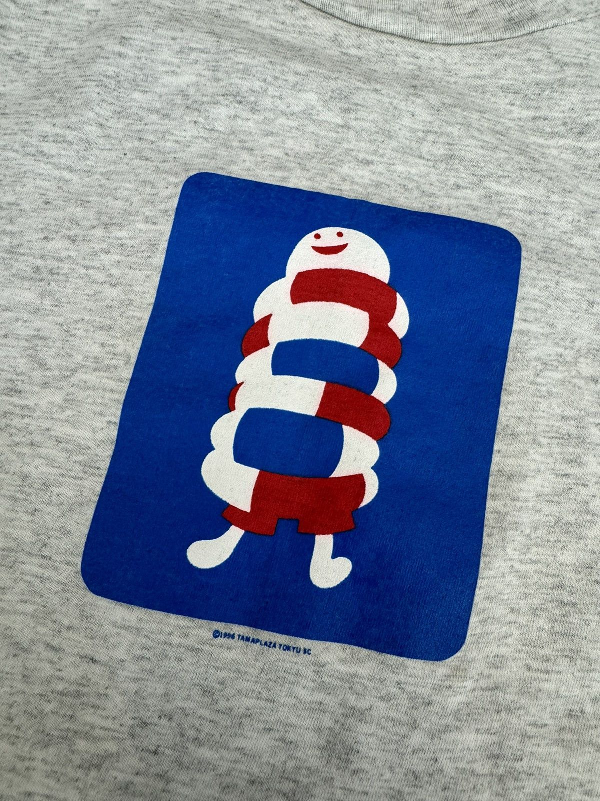 Japanese Brand × Vintage Vintage ‘96 Tamaplaza Tokyu Mascot Icon Grey Tee Size US L / EU 52-54 / 3 - 5 Thumbnail